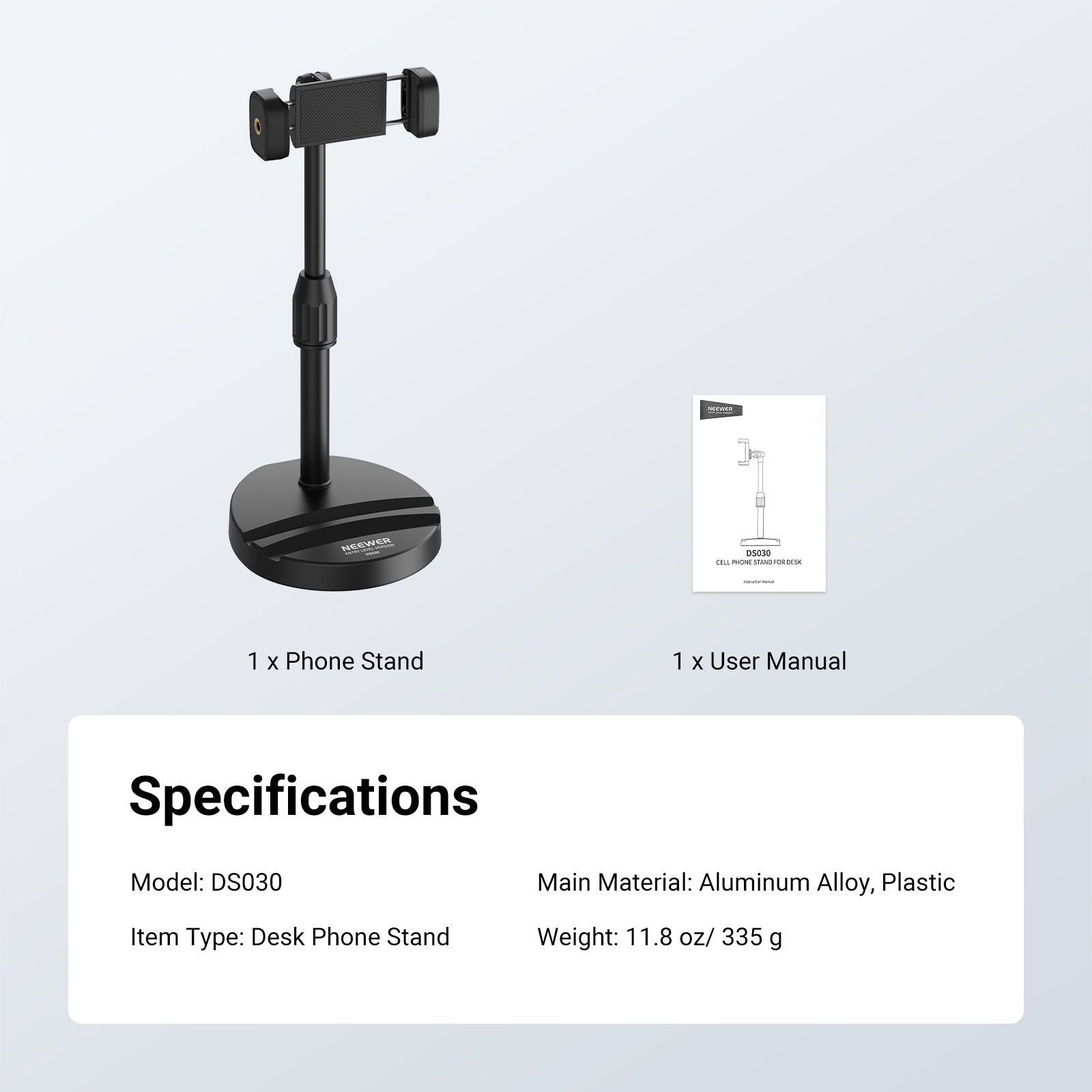 NEEWER ENTRY LEVEL VERSION DS030 Phone Stand