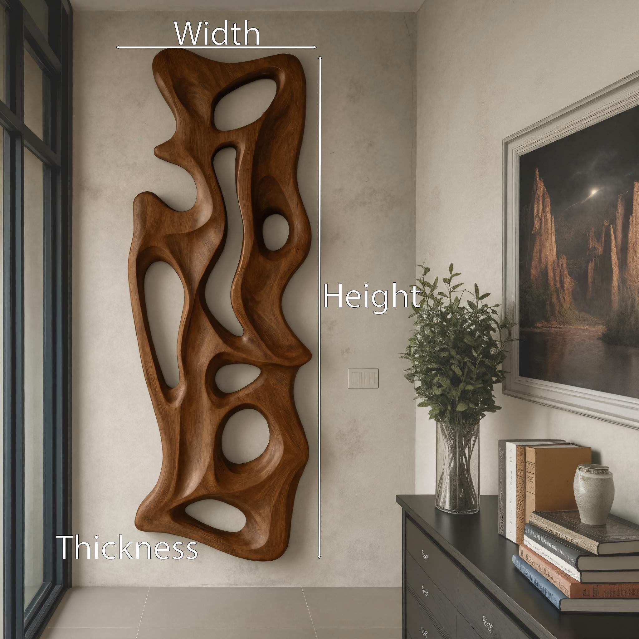 Artistic Abstract Wall Art For Hallway Or Living Room