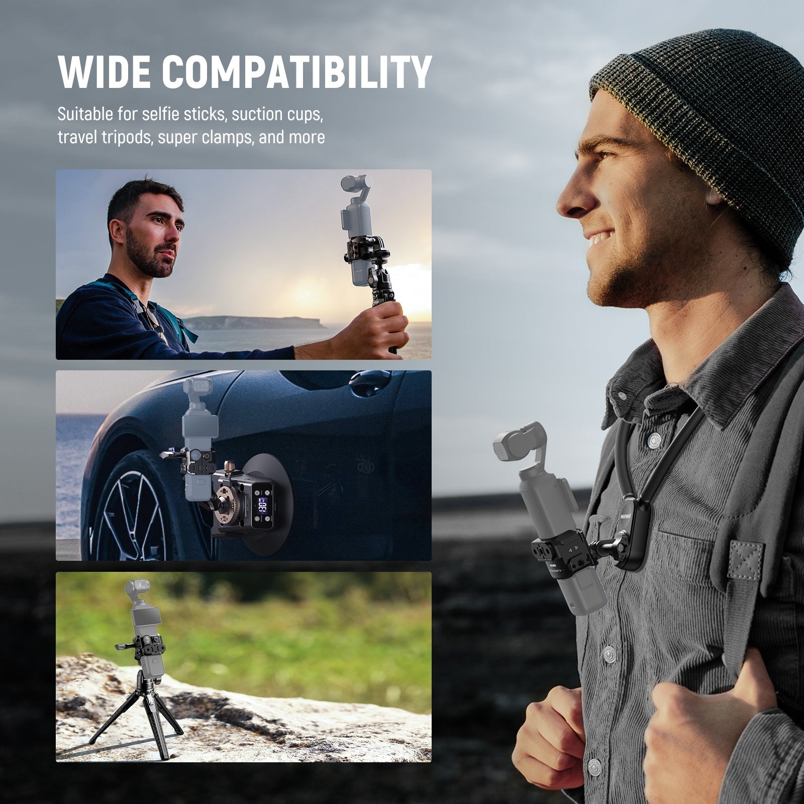 NEEWER AC009 Action Camera Metal Cage For DJI Osmo Pocket 3