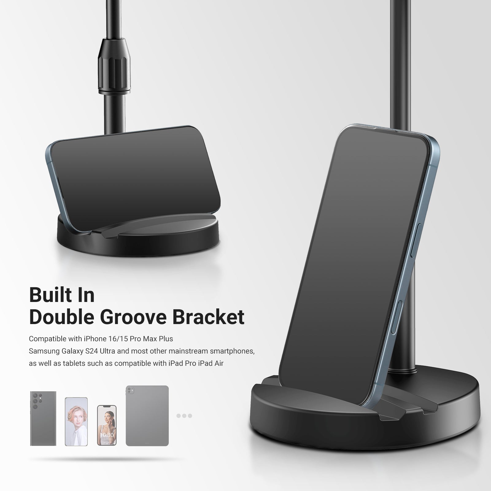 NEEWER BASICS BR60 5" Desk Ring Light with Stand & Monitor Clamp