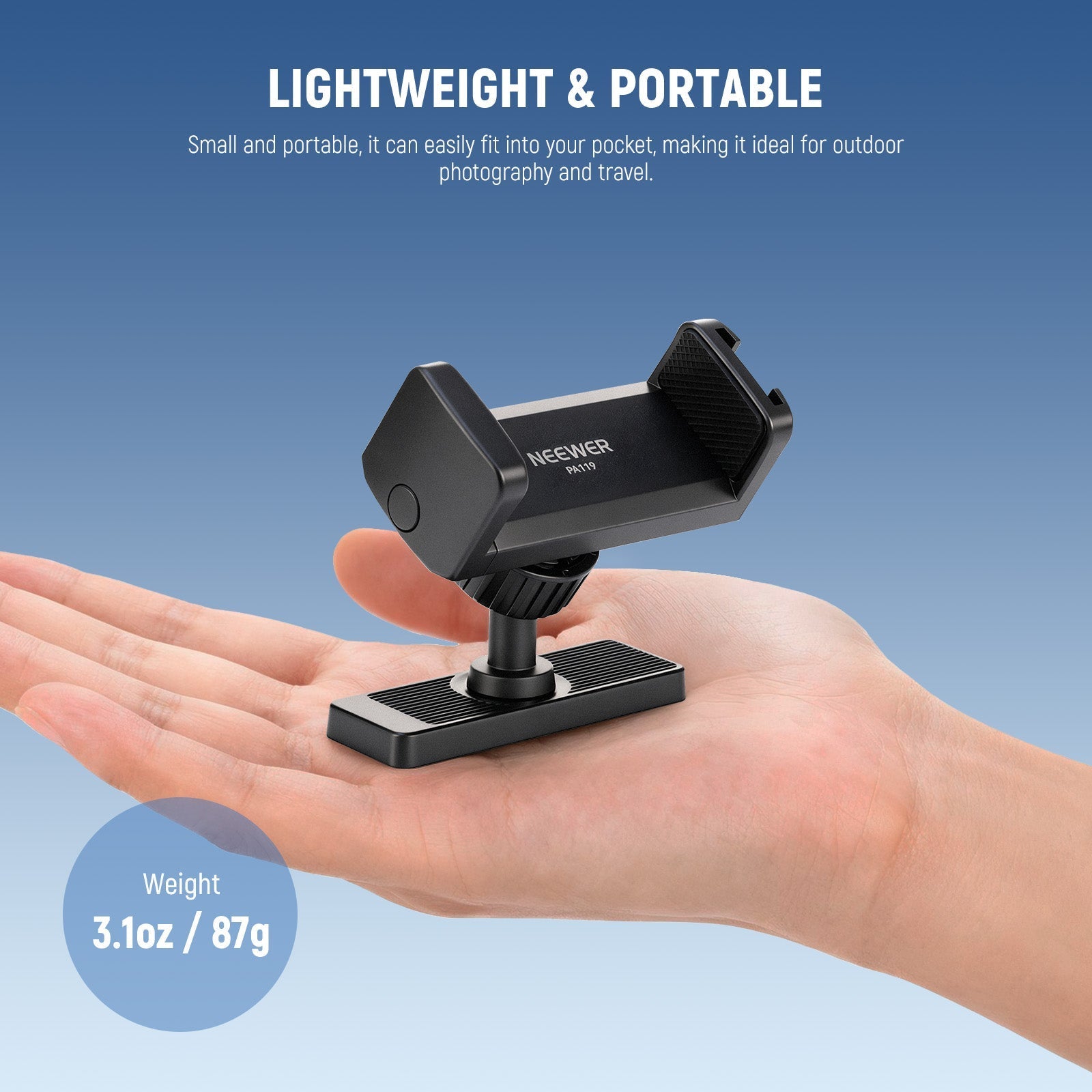 NEEWER PA119 Magnetic Phone Holder Mount for Gym