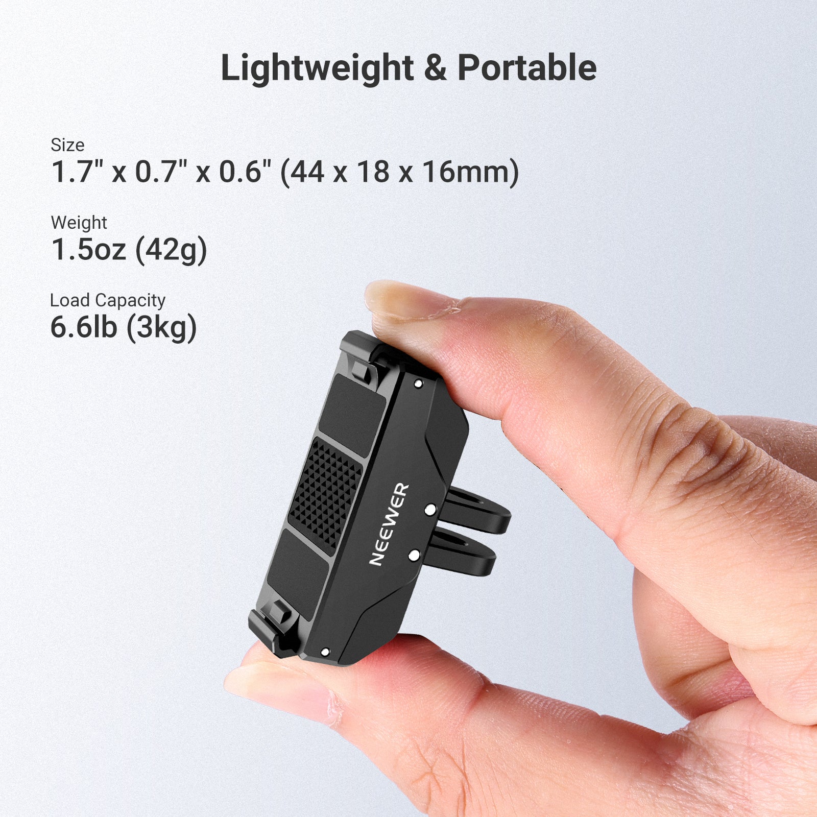 NEEWER AC071 Magnetic Quick Release Mount For DJI Osmo Action 6