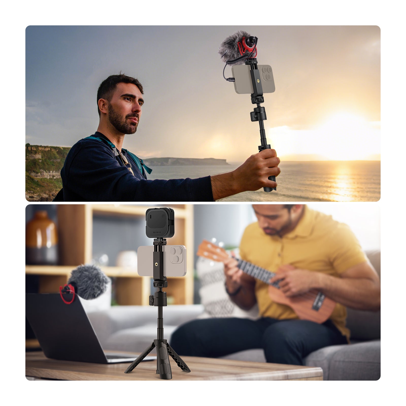NEEWER BASICS TP43 Mini Desktop Selfie Stick Tripod