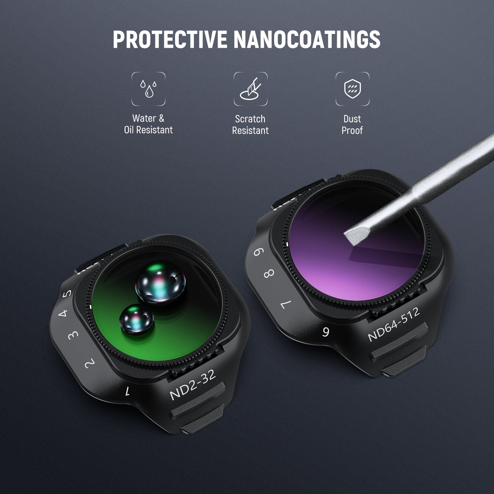 NEEWER Variable ND Filter For DJI Mini 5 Pro Drone
