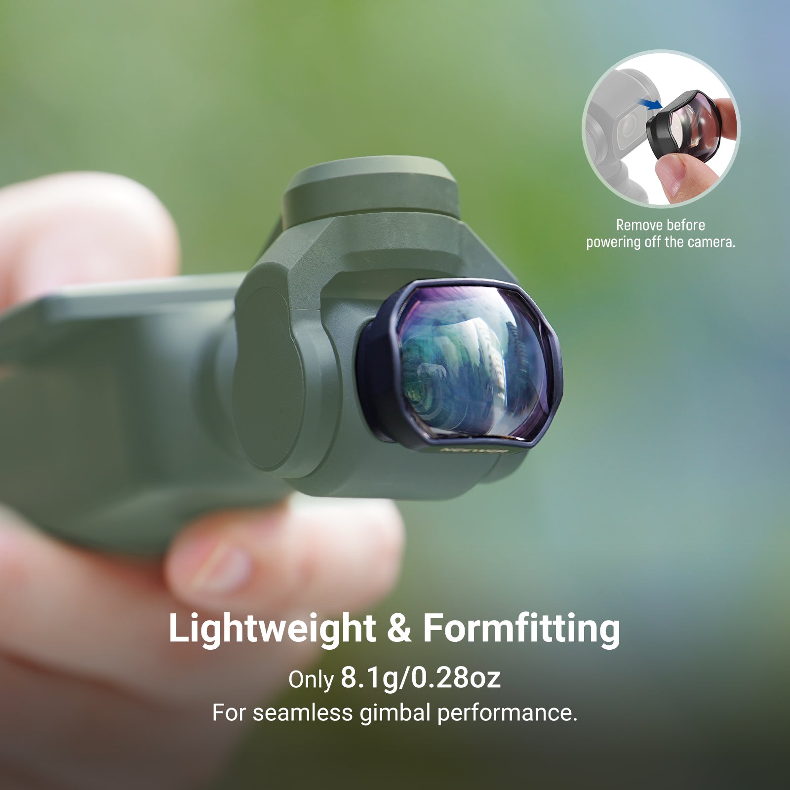 NEEWER LS-84 2X Teleconverter Lens For DJI Osmo Pocket 3 / Pocket 4 & Xtra Muse