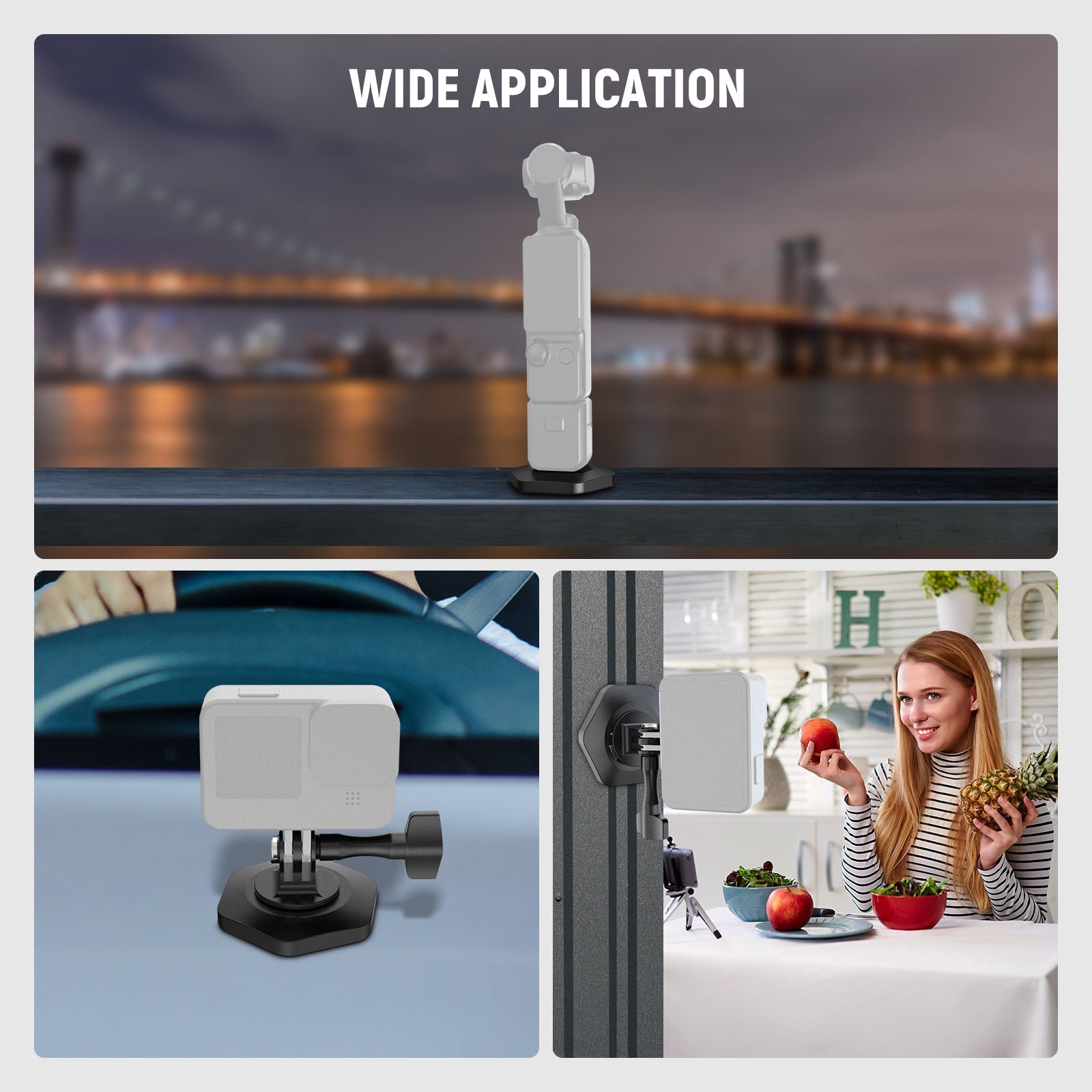 NEEWER AC016 Magnetic Camera Mount For DJI Osmo Pocket 3