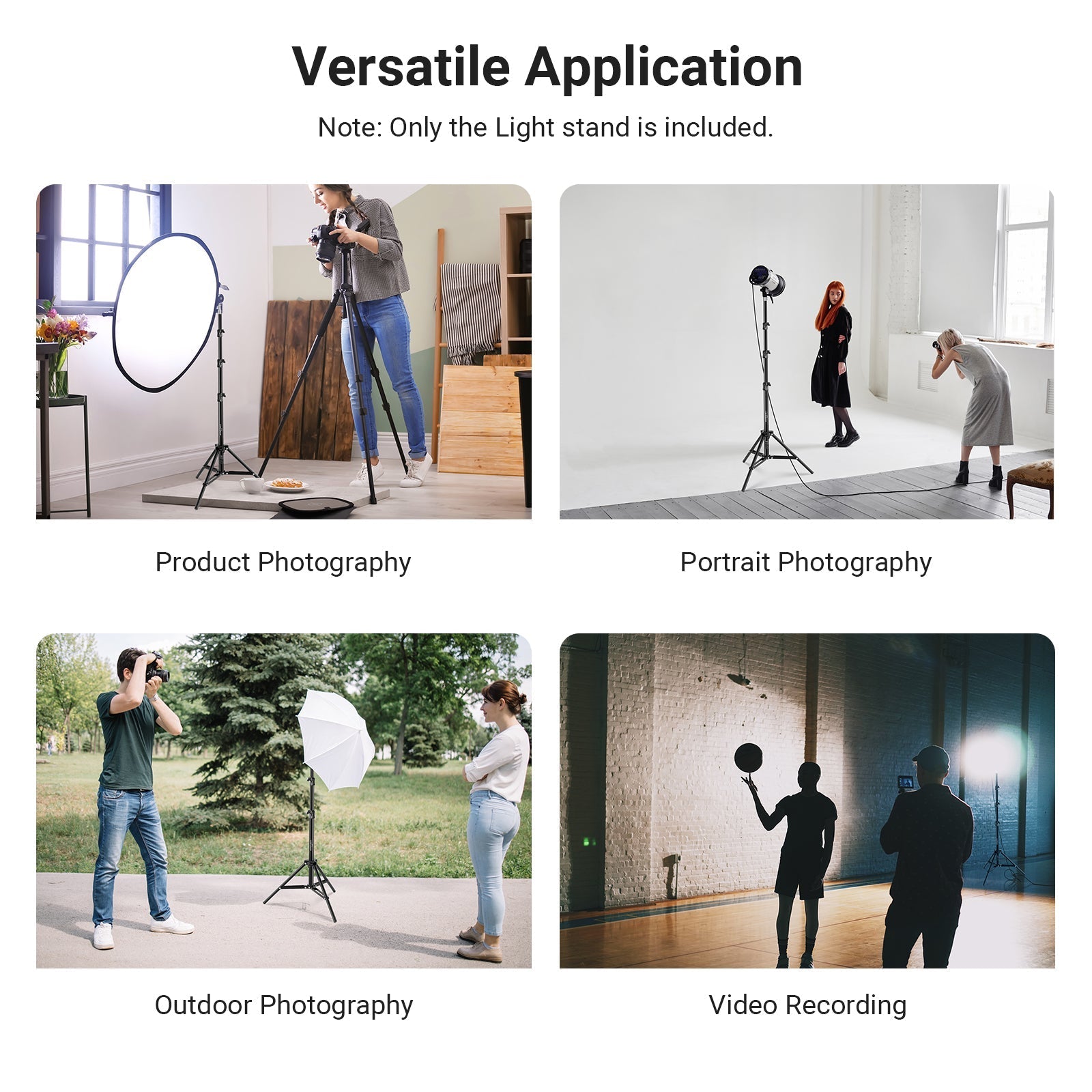 NEEWER BASICS ST180B 180cm Photography Light Stand
