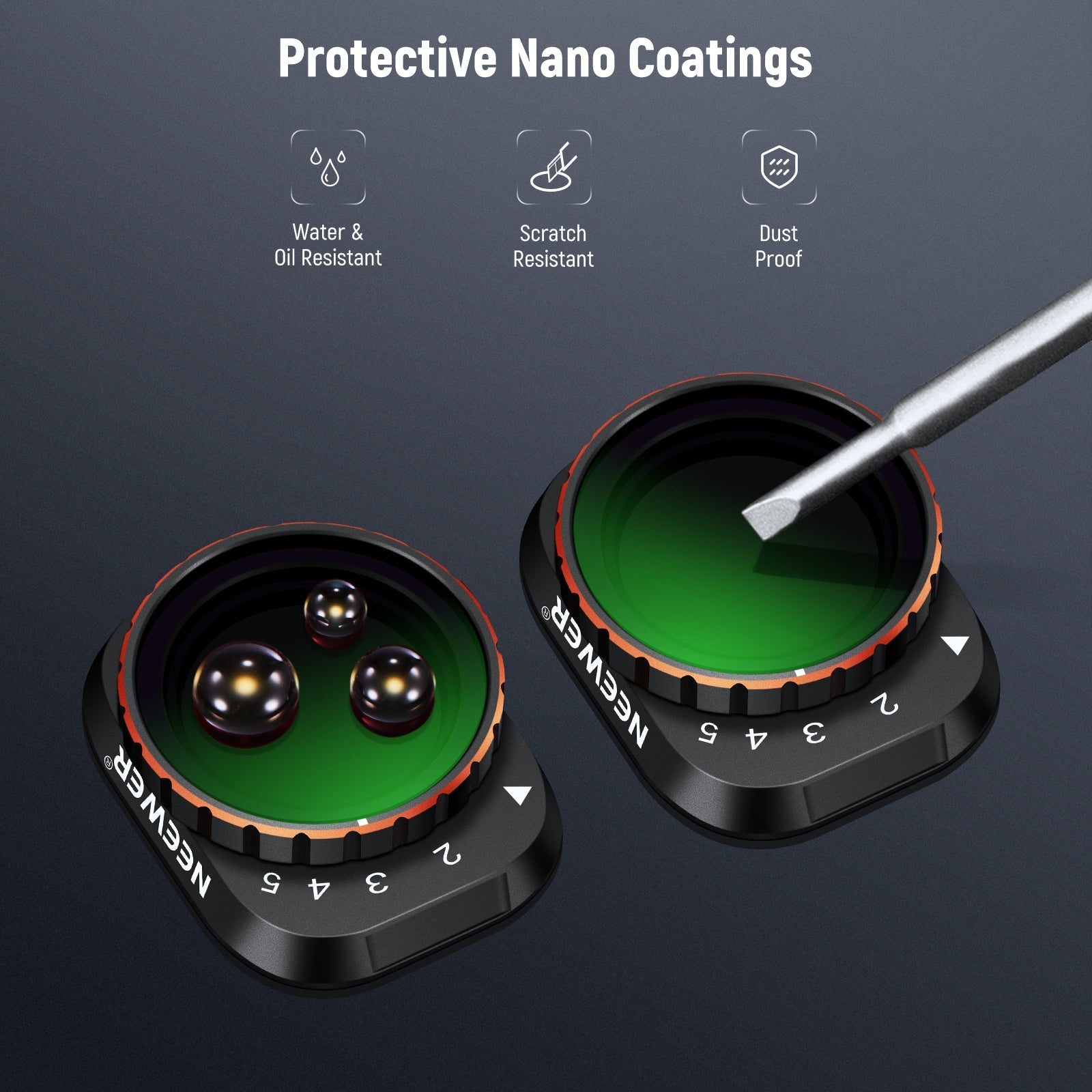 NEEWER Variable ND Filter Set For DJI Mini 3 / Mini 3 Pro