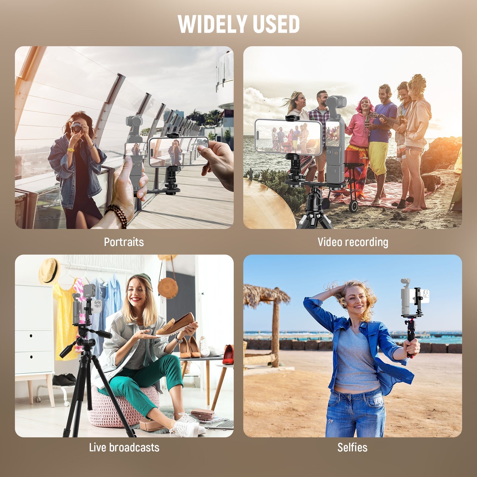 NEEWER AC021 Phone Holder Mount For DJI Osmo Pocket 3