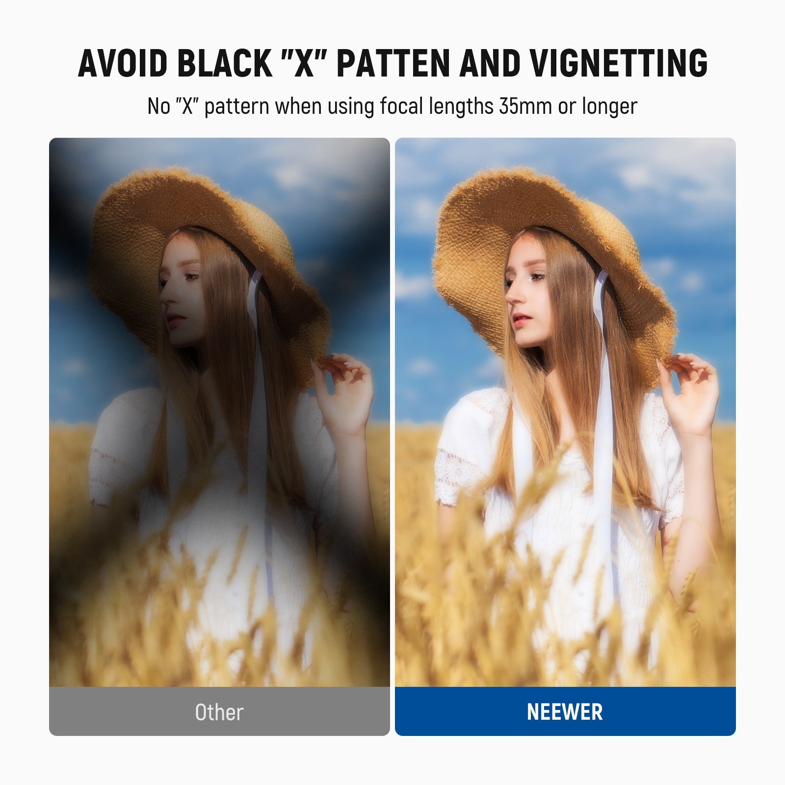NEEWER 3 In 1 CPL + Black Diffusion 1/4 + Variable ND2-32 Filter