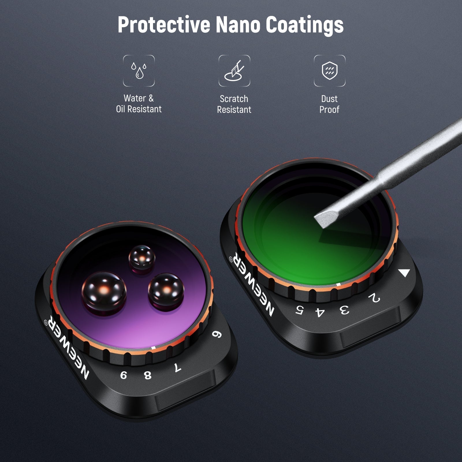 NEEWER Variable ND Filter Set For DJI Mini 3 / Mini 3 Pro