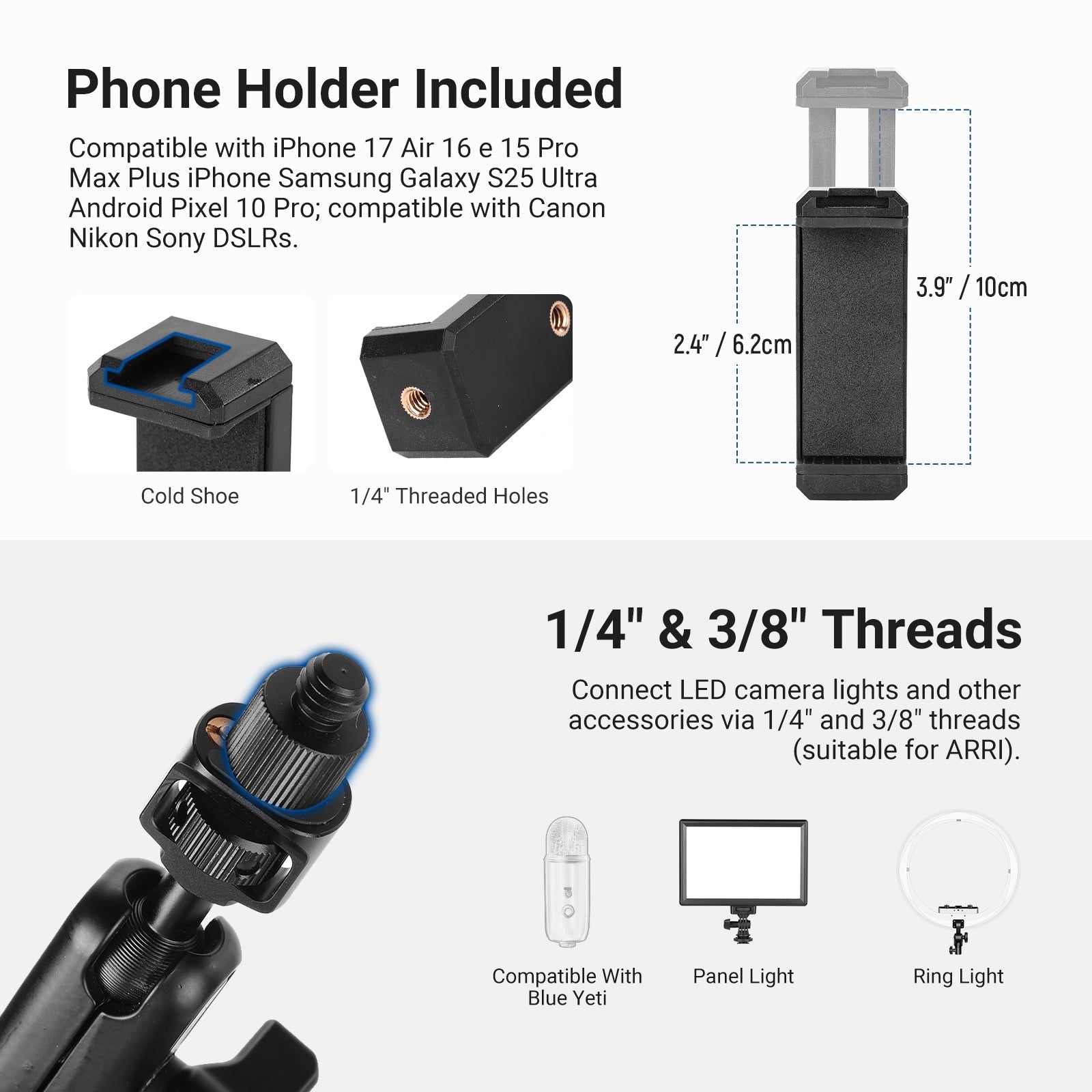 NEEWER BASICS UA061 Magic Arm Desk Mount