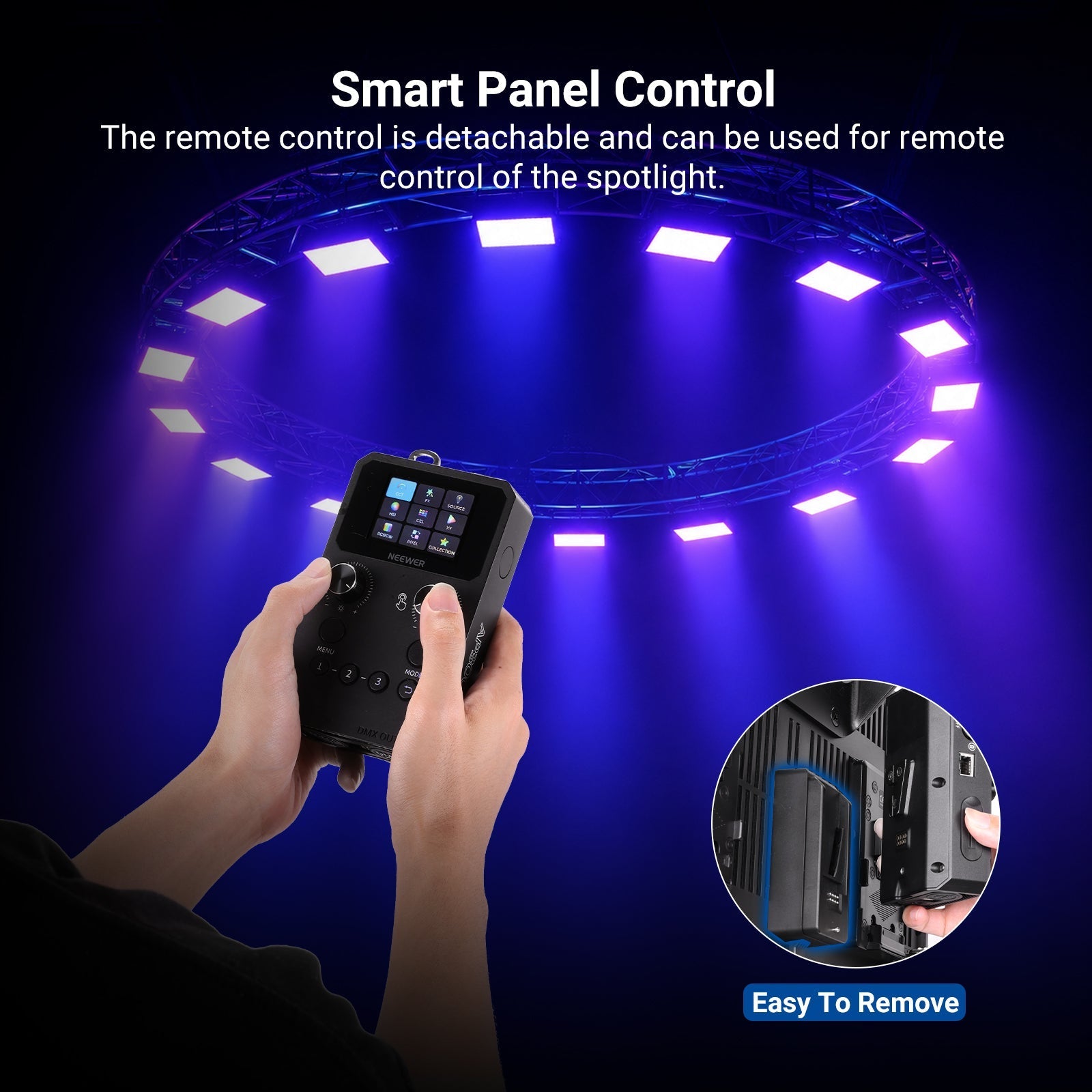 NEEWER AP300C 370W RGB LED Panel Video Light Kit | Pre-order