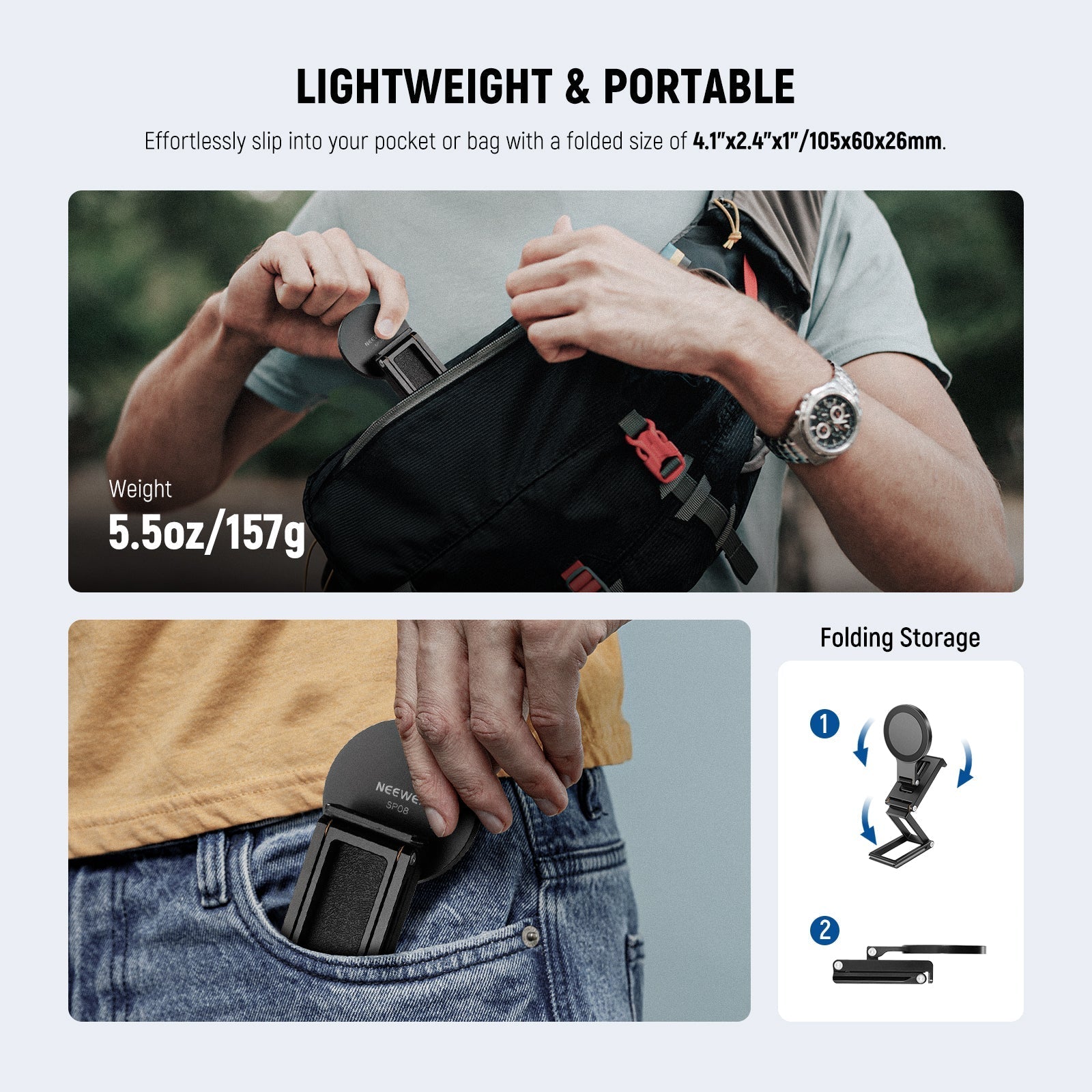 NEEWER SP08 Magnetic Phone Camera Monitor Mount