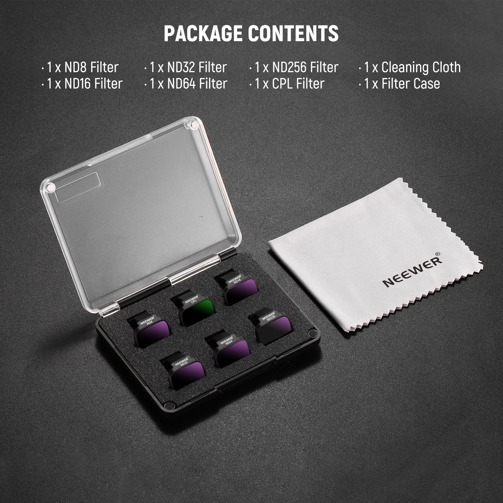 NEEWER Filters Set For DJI Mini 4K/2/Mavic/SE/2 SE