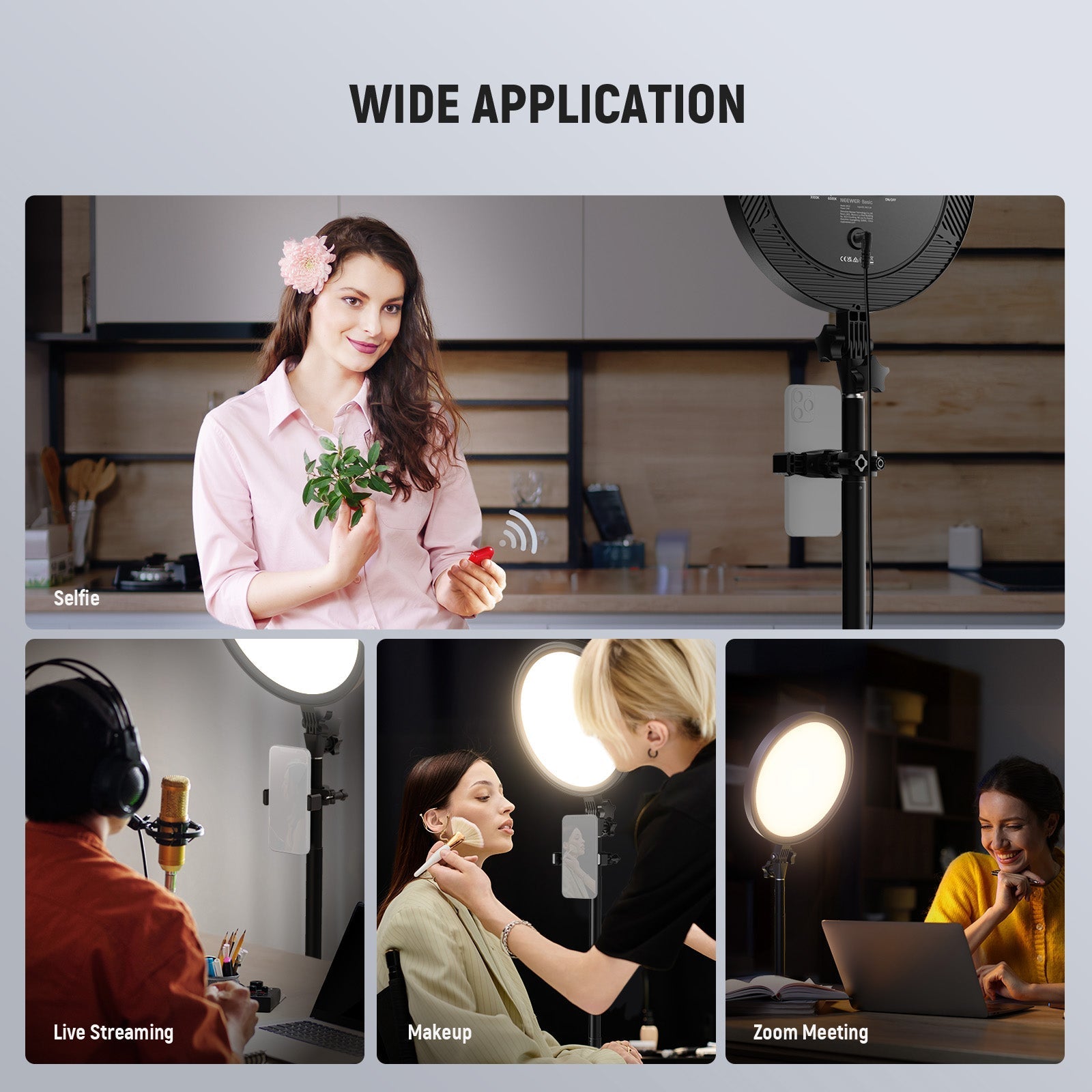 NEEWER BASICS BR13 12" Full Screen Ring Light