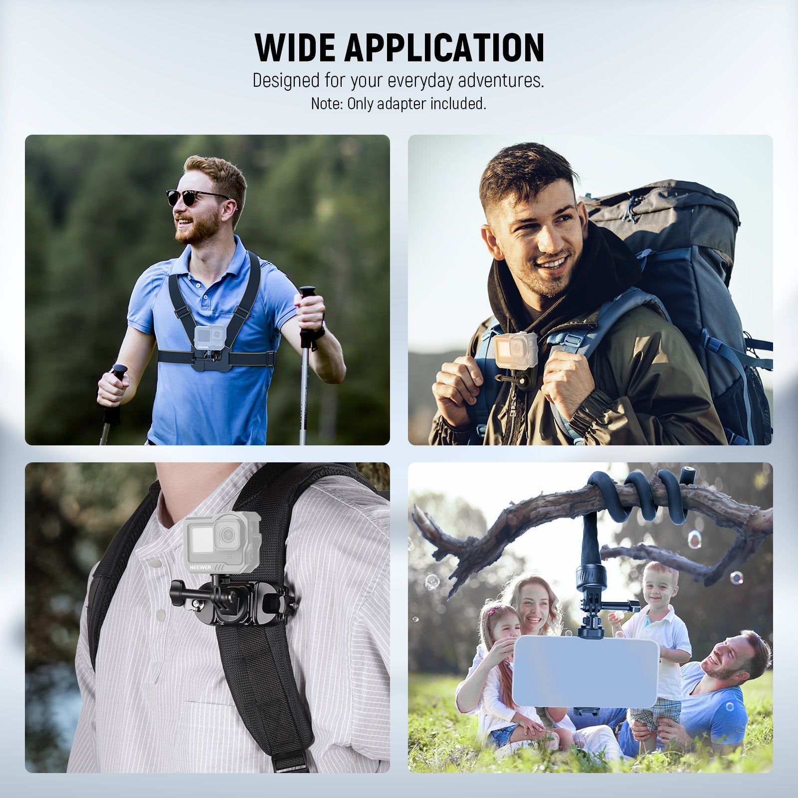 NEEWER GP-7 Action Camera Mount Adapter For GoPro