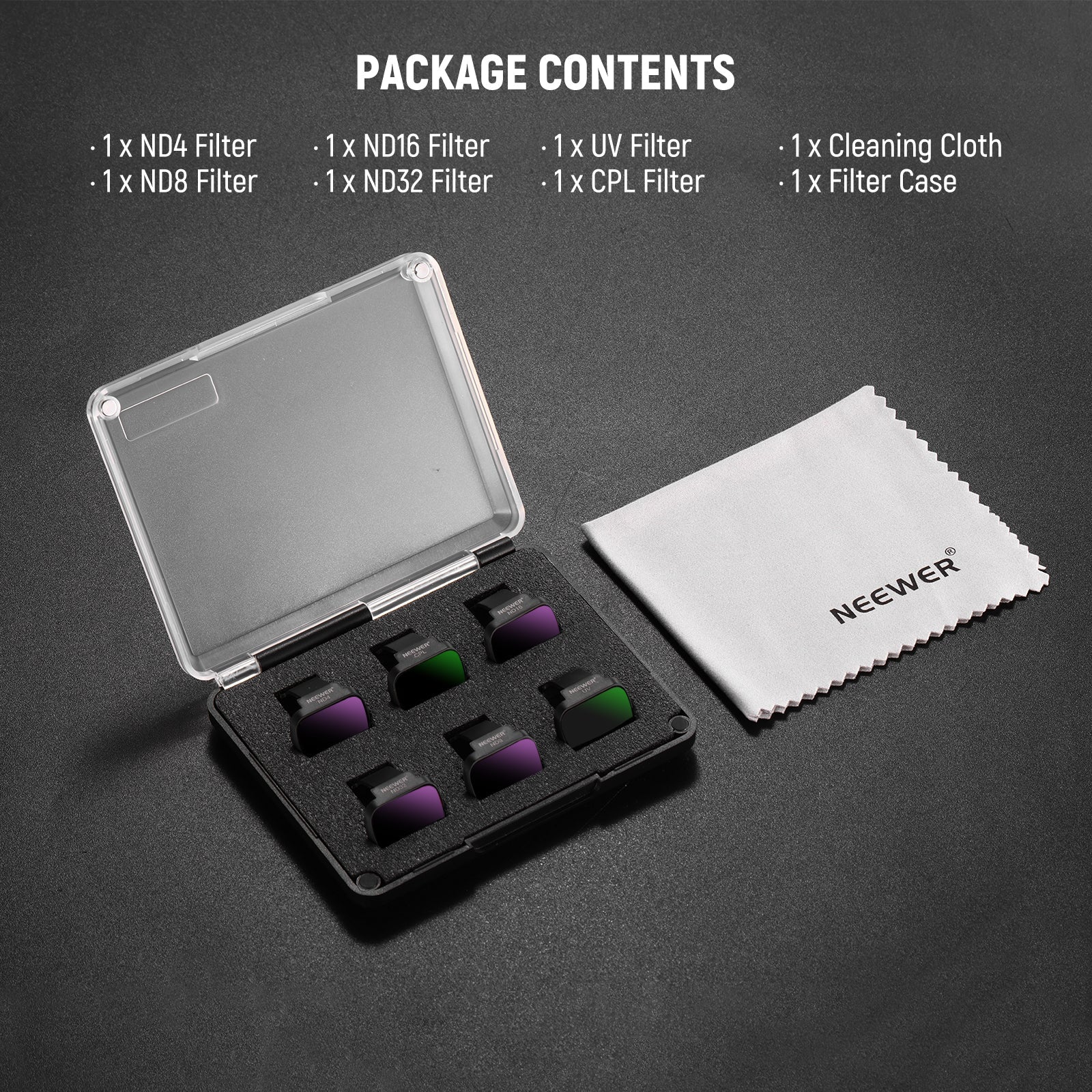 NEEWER Filters Set For DJI Mini 4K/2/Mavic/SE/2 SE