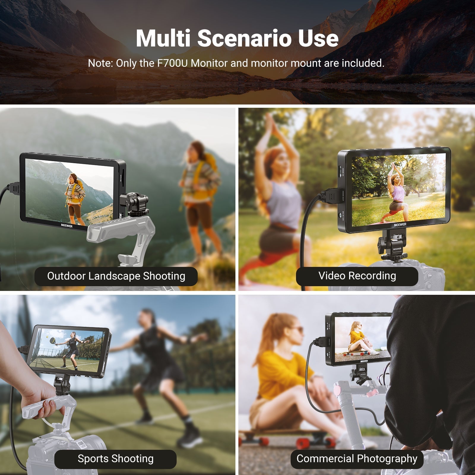 NEEWER F700U OLED 7" Camera Touch Screen Monitor