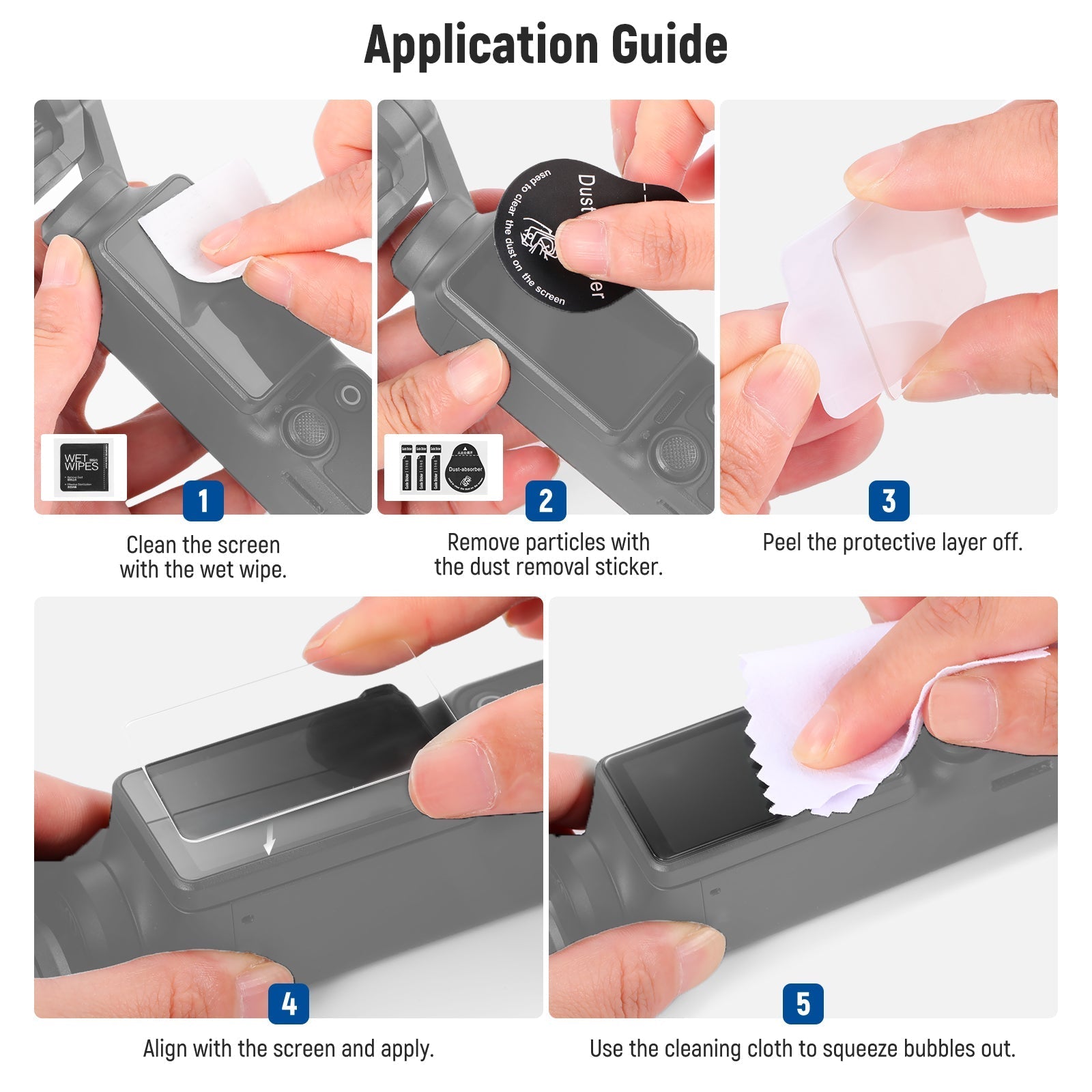 NEEWER CA128 Screen Protector for DJI Osmo Pocket 3