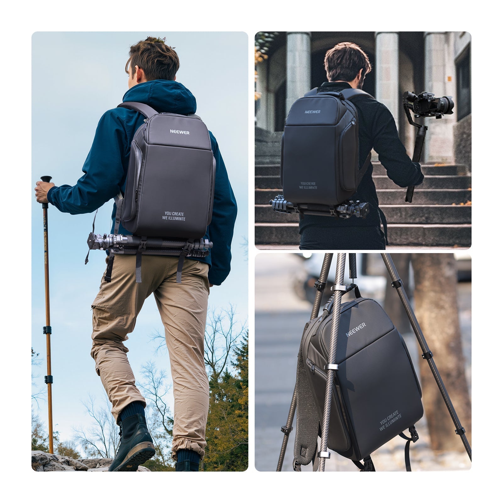 NEEWER BASICS PB26 17.3"x10.6"x7.5" Camera Backpack