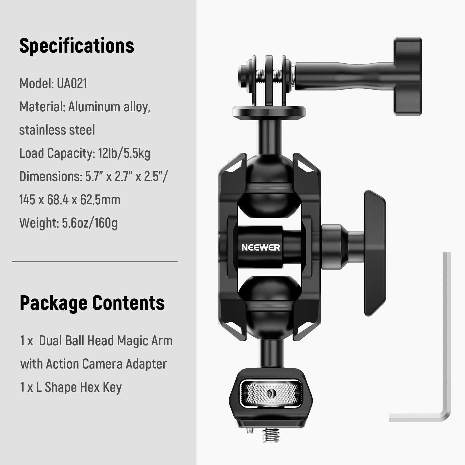 NEEWER UA021 Articulating Magic Arm