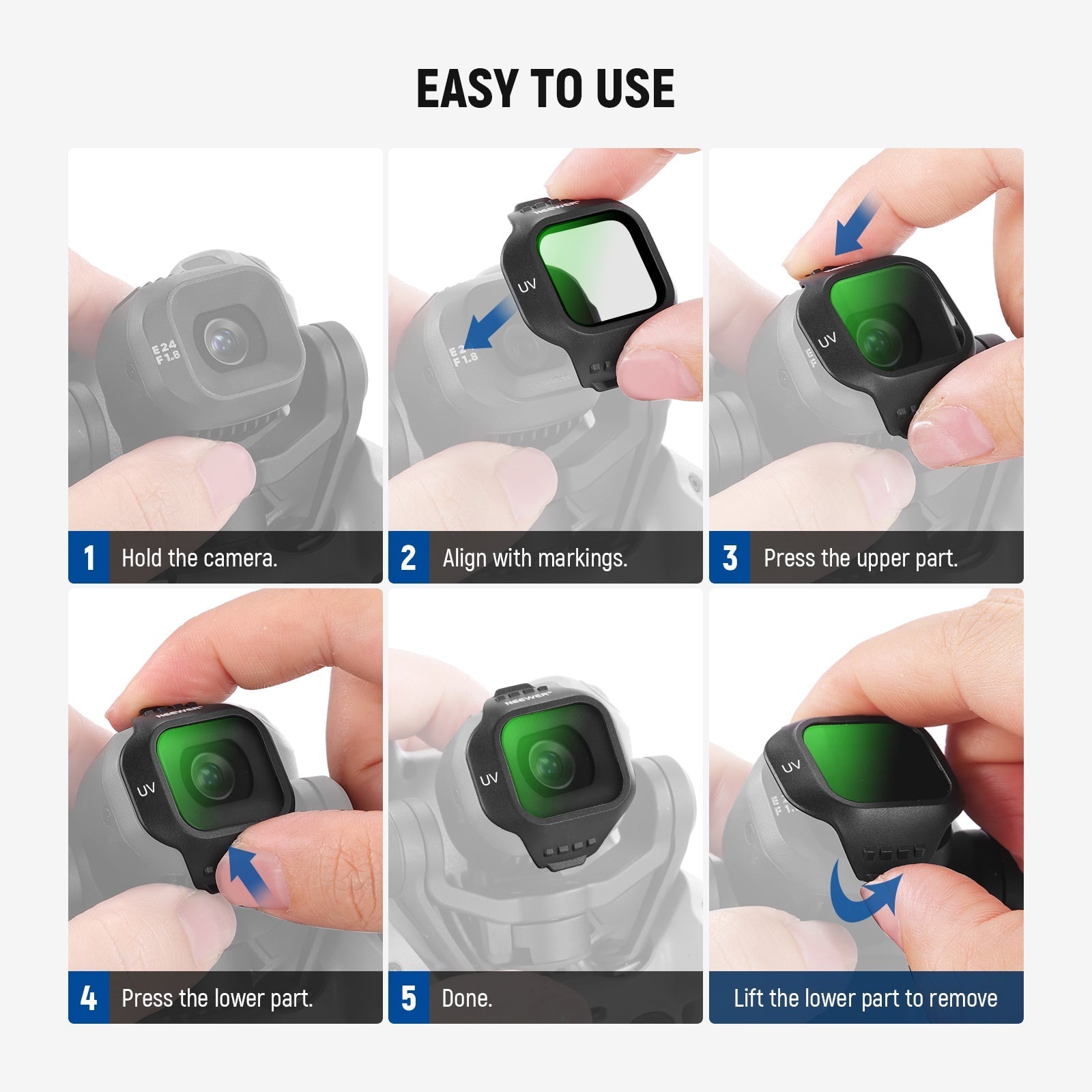NEEWER CPL/UV Filter For DJI Mini 5 Pro Drone