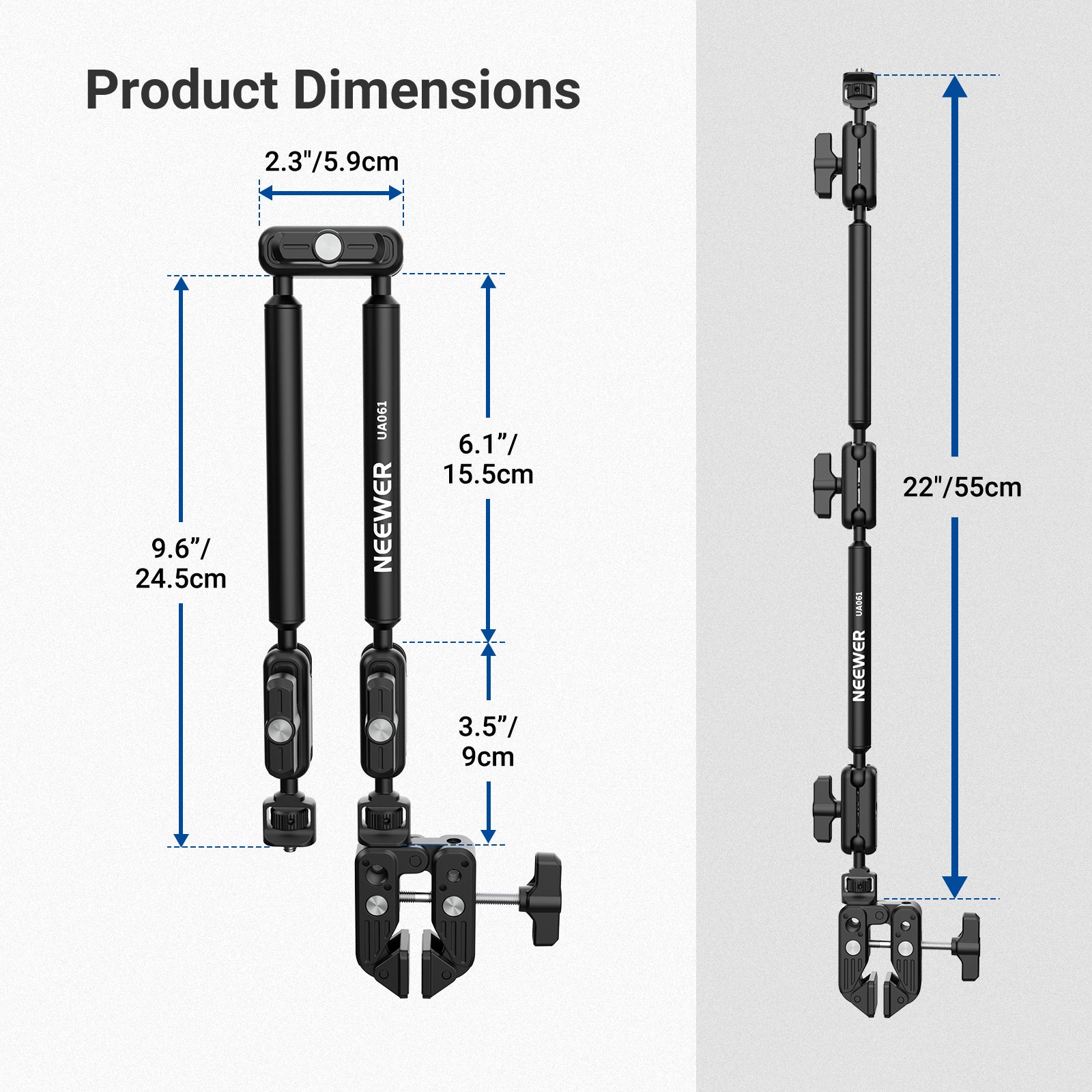 NEEWER BASICS UA061 Magic Arm Desk Mount