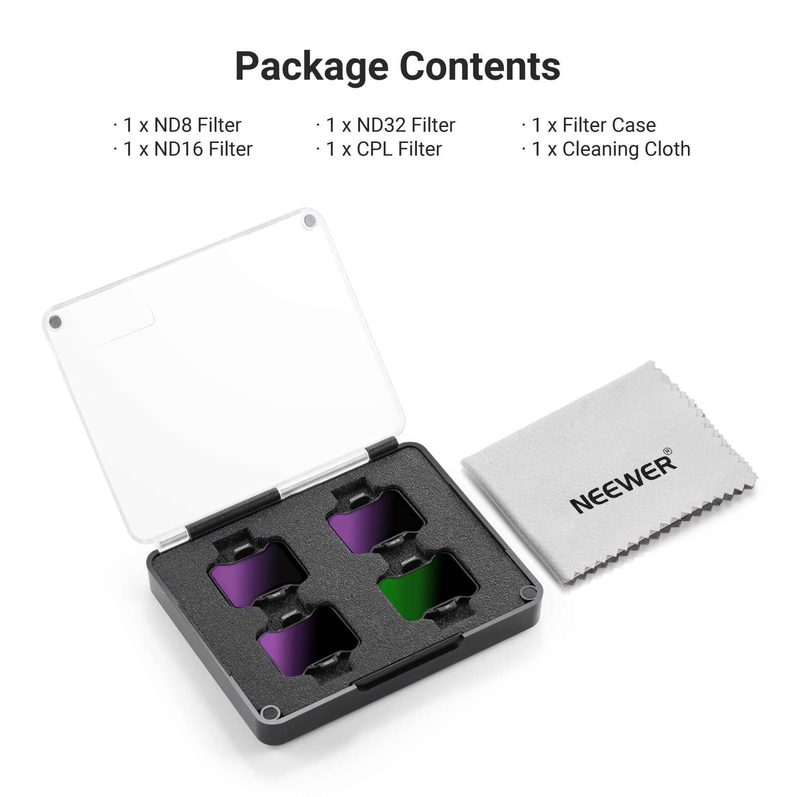 NEEWER 4-Pack Filter Set for DJI Avata 2