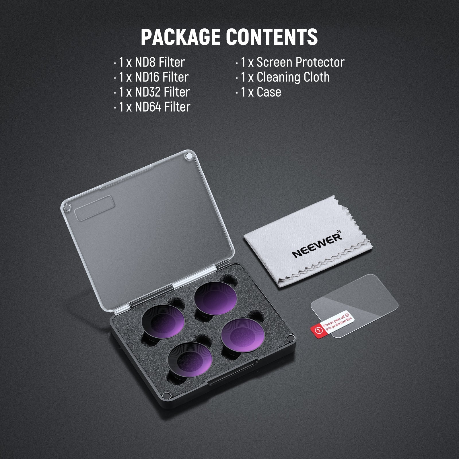 NEEWER ND Filter Set For DJI Osmo Nano
