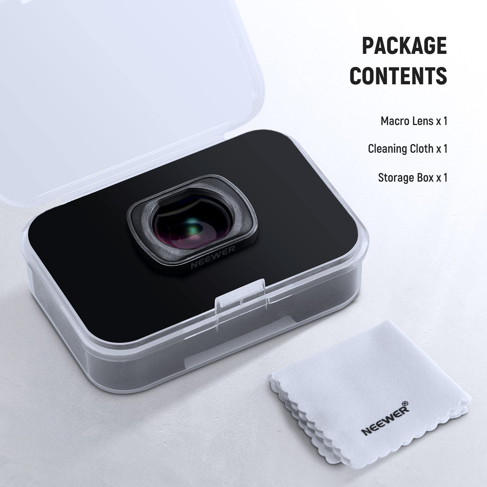 NEEWER LS-64 2x Macro Lens for DJI Osmo Pocket 3 / Pocket 4 & Xtra Muse