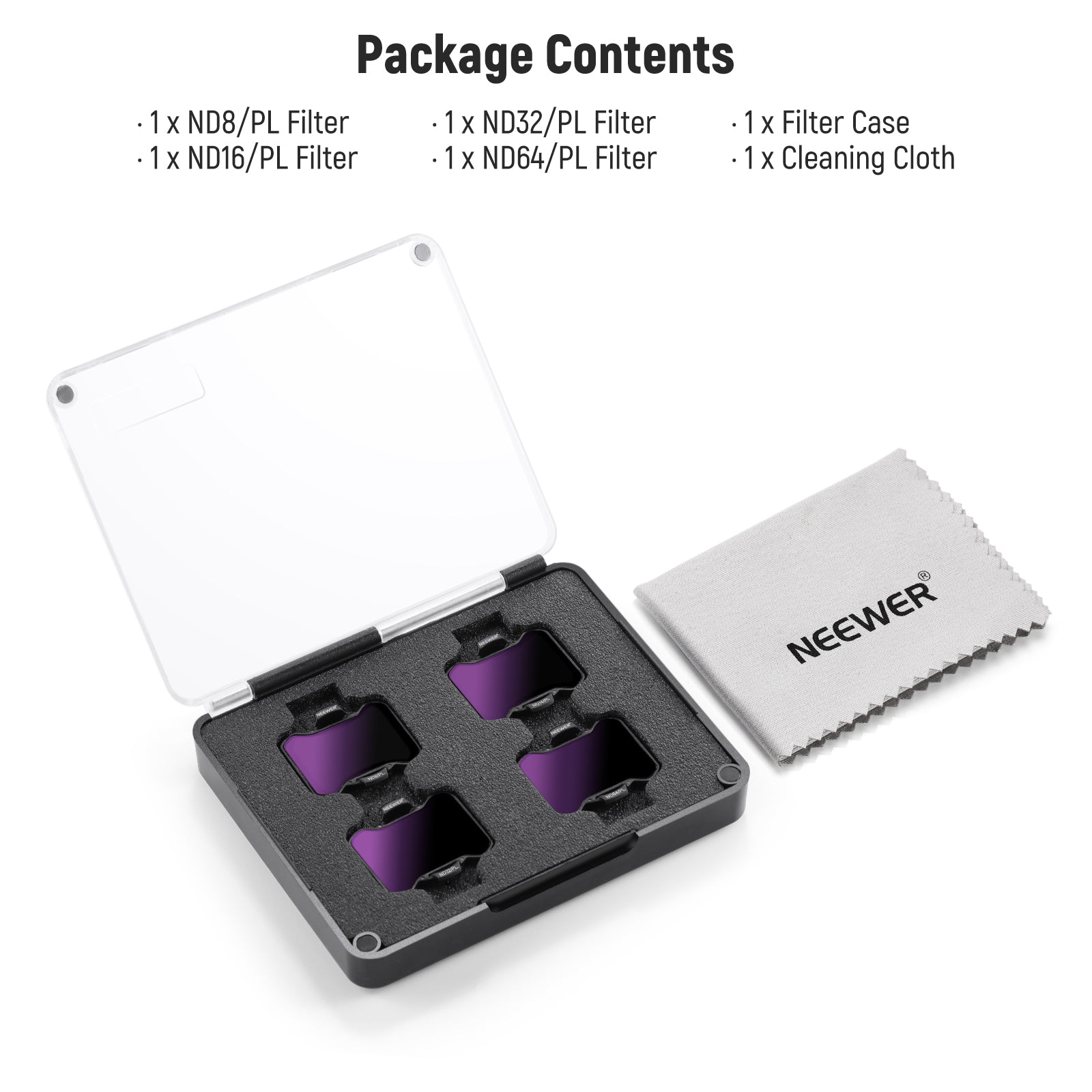 NEEWER 4-Pack Filter Set for DJI Avata 2