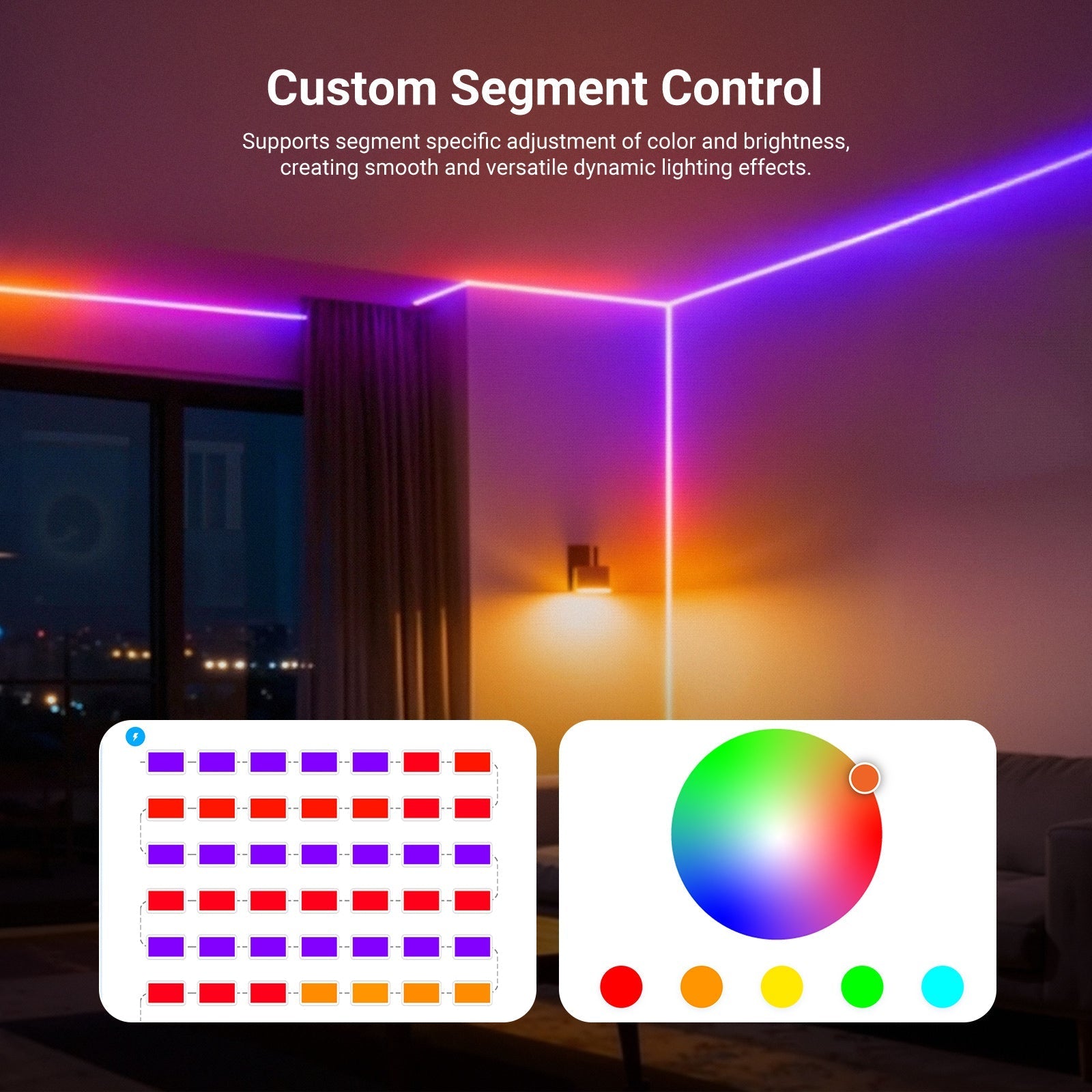 NEEWER NS01 Front Lit RGB LED Strip Light