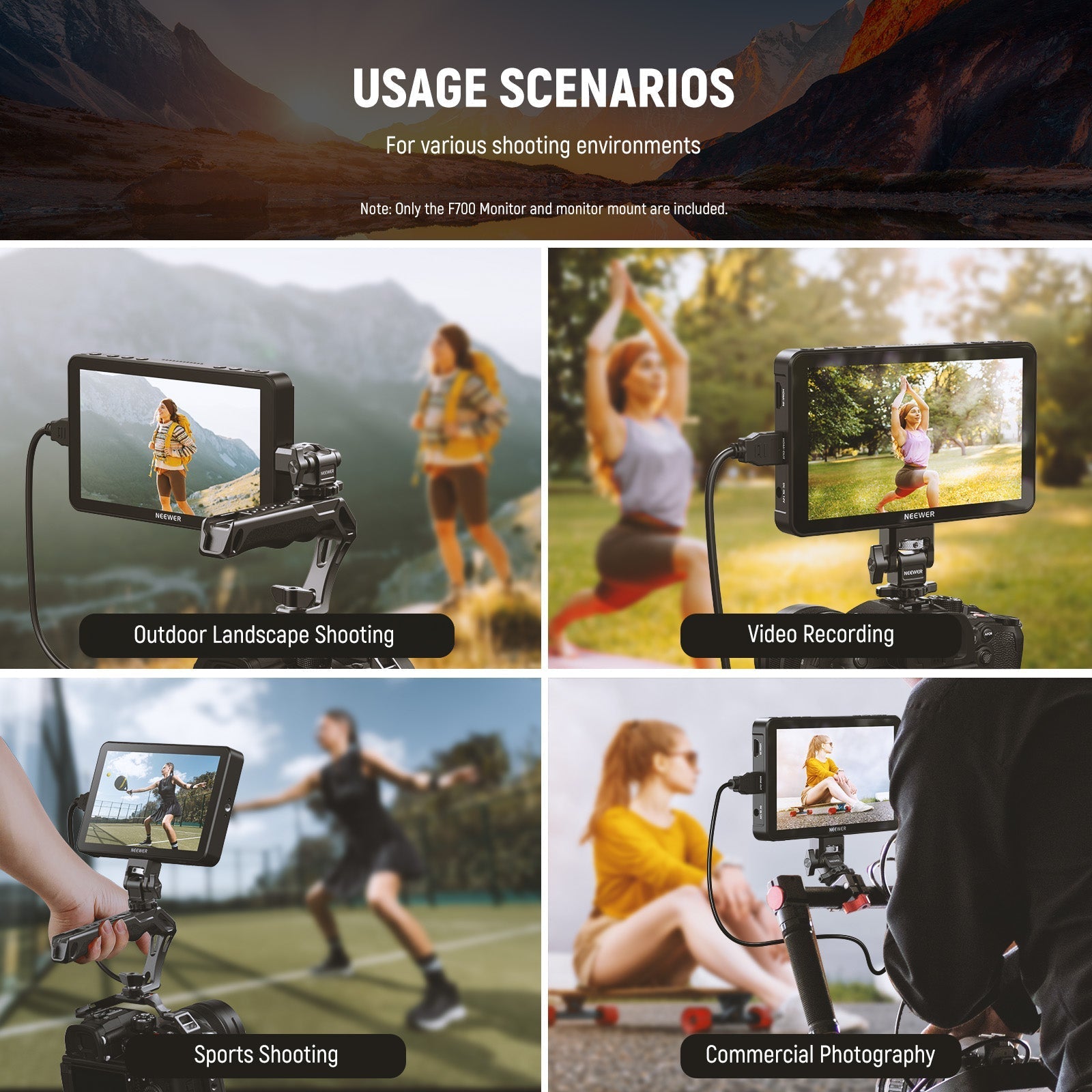 NEEWER F700 LED 7" Camera Touch Screen Monitor