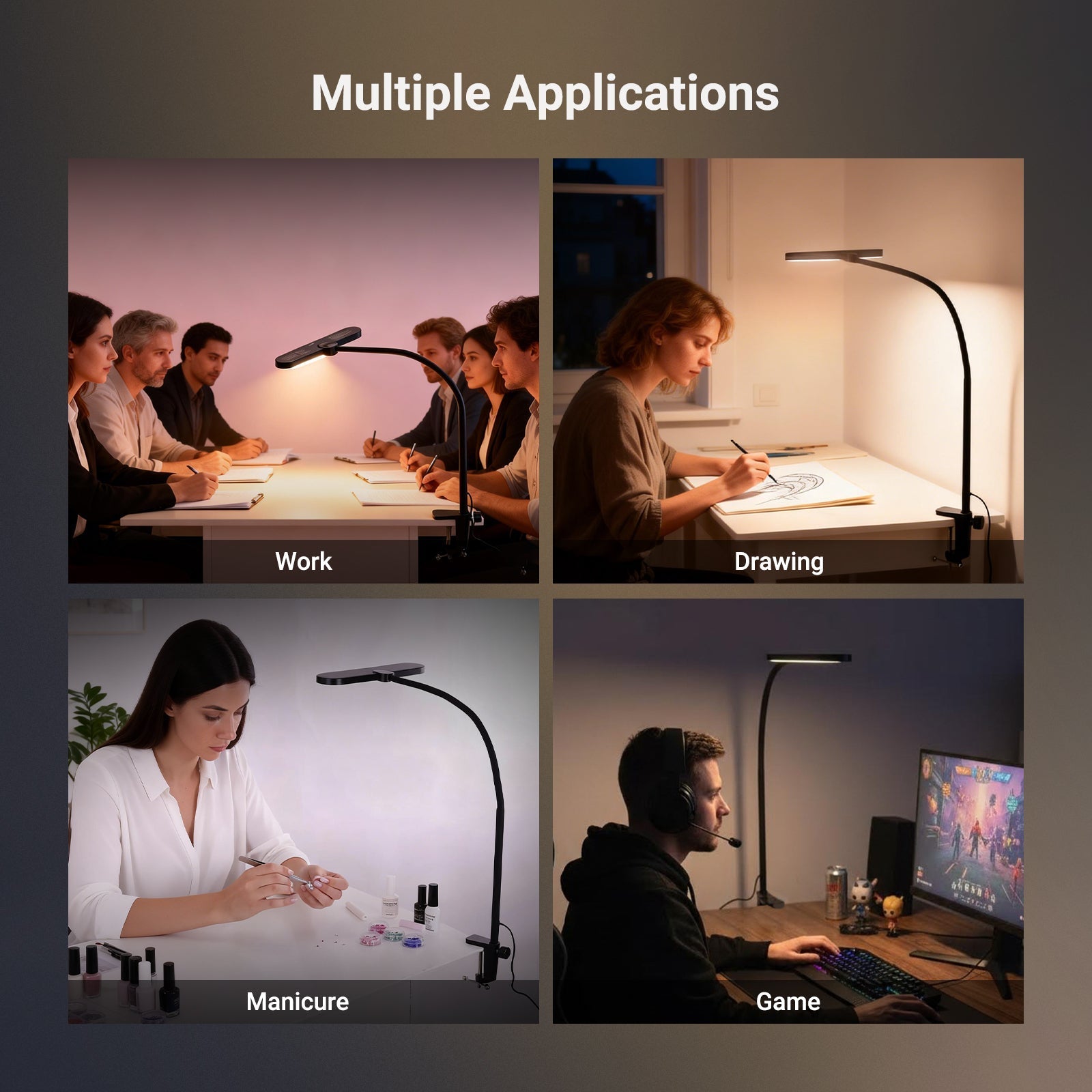 NEEWER ENTRY LEVEL VERSION N33 10W Desktop LED Lamp with Clamp