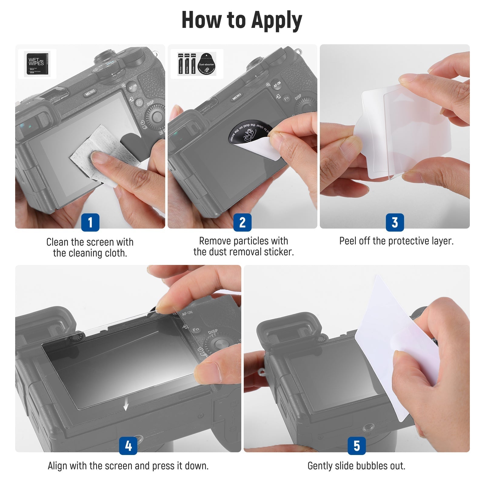 NEEWER CA127 3" Camera Screen Protector