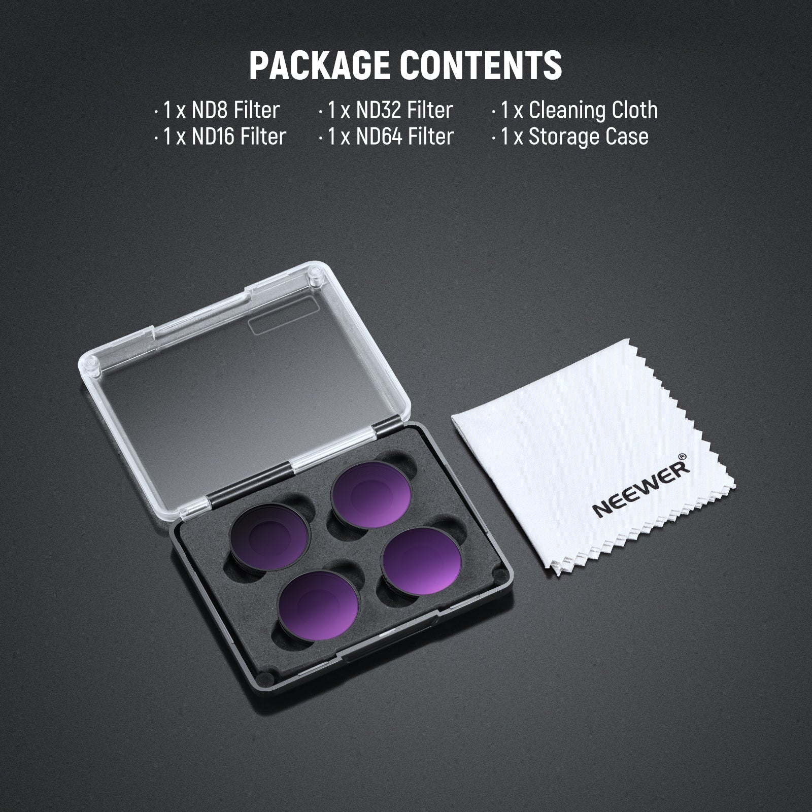 NEEWER Filter Set For Insta360 GO Ultra