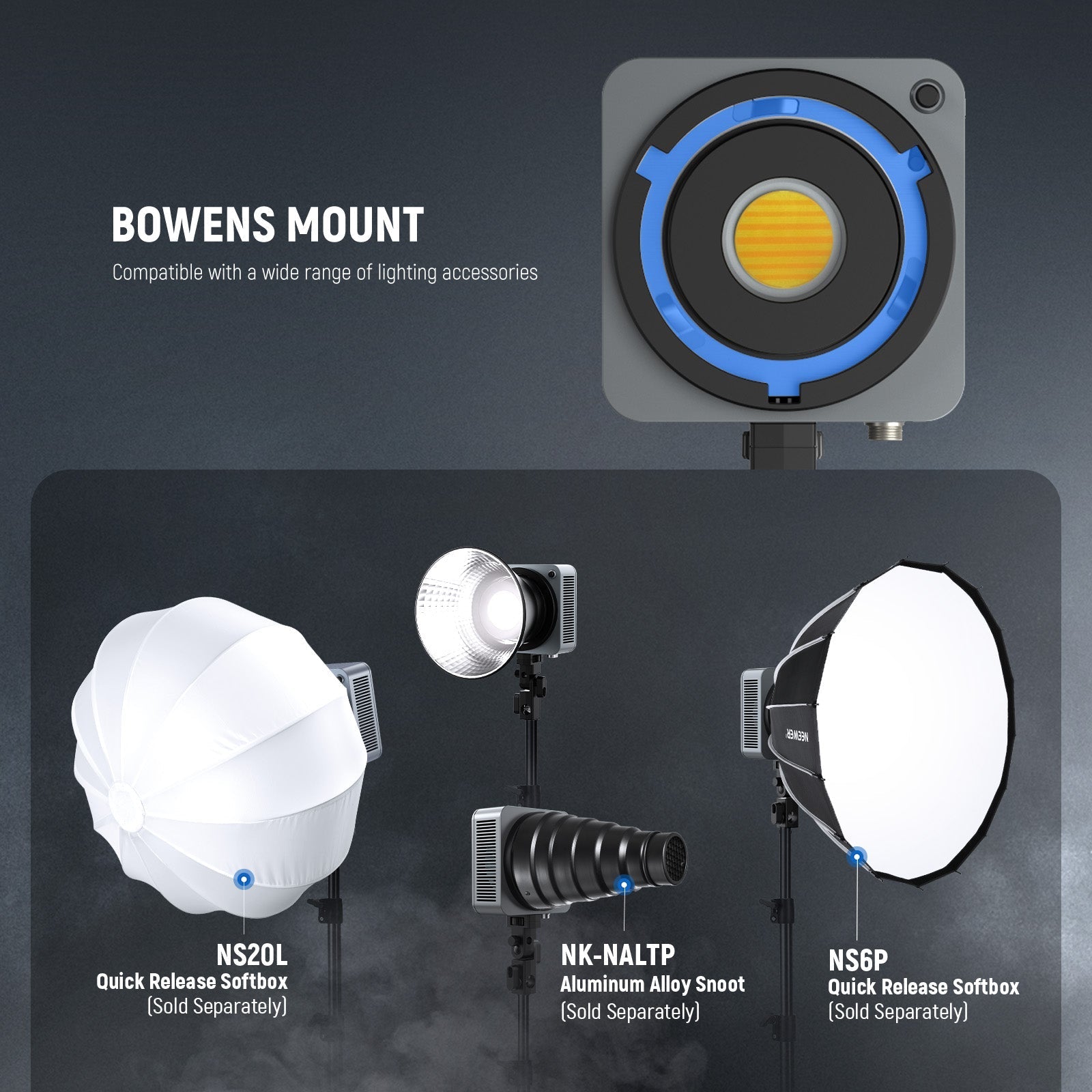 NEEWER HS200B 280W Portable Bi-Color LED Video Light