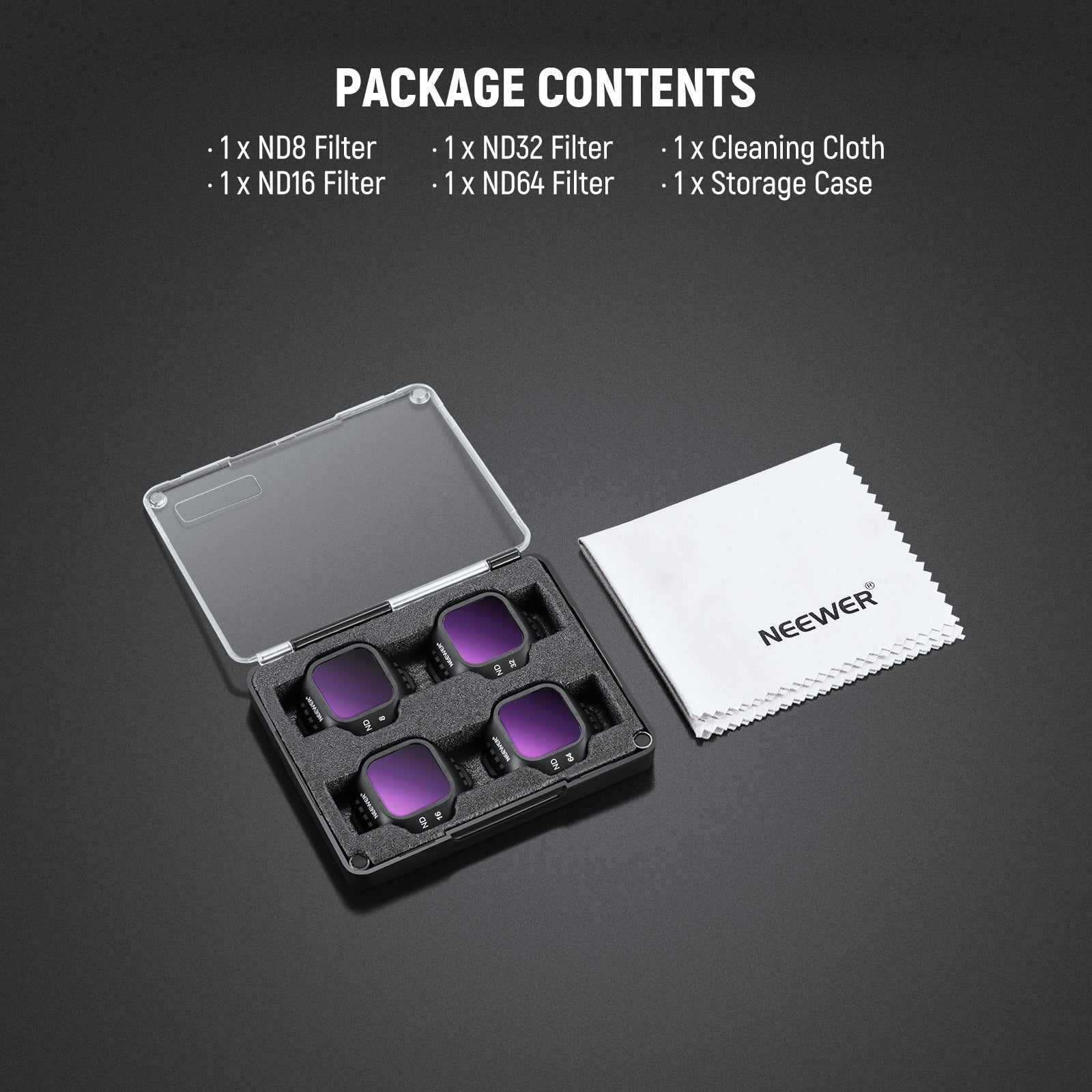 NEEWER Filter Set Compatible with DJI Mini 5 Pro Drone