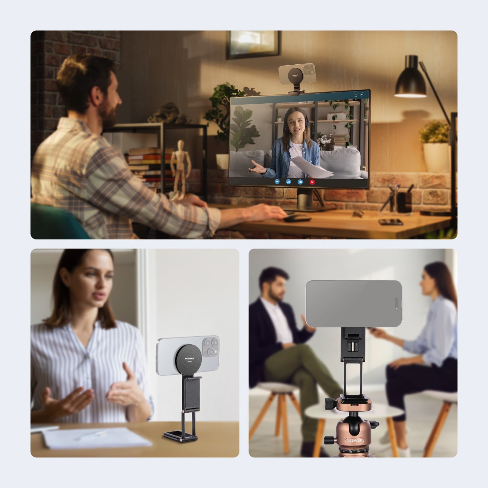 NEEWER SP08 Magnetic Phone Camera Monitor Mount