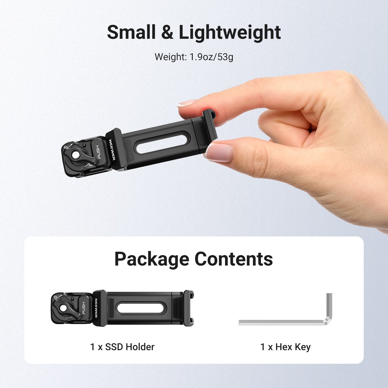 NEEWER PA129 Quick Release SSD Holder