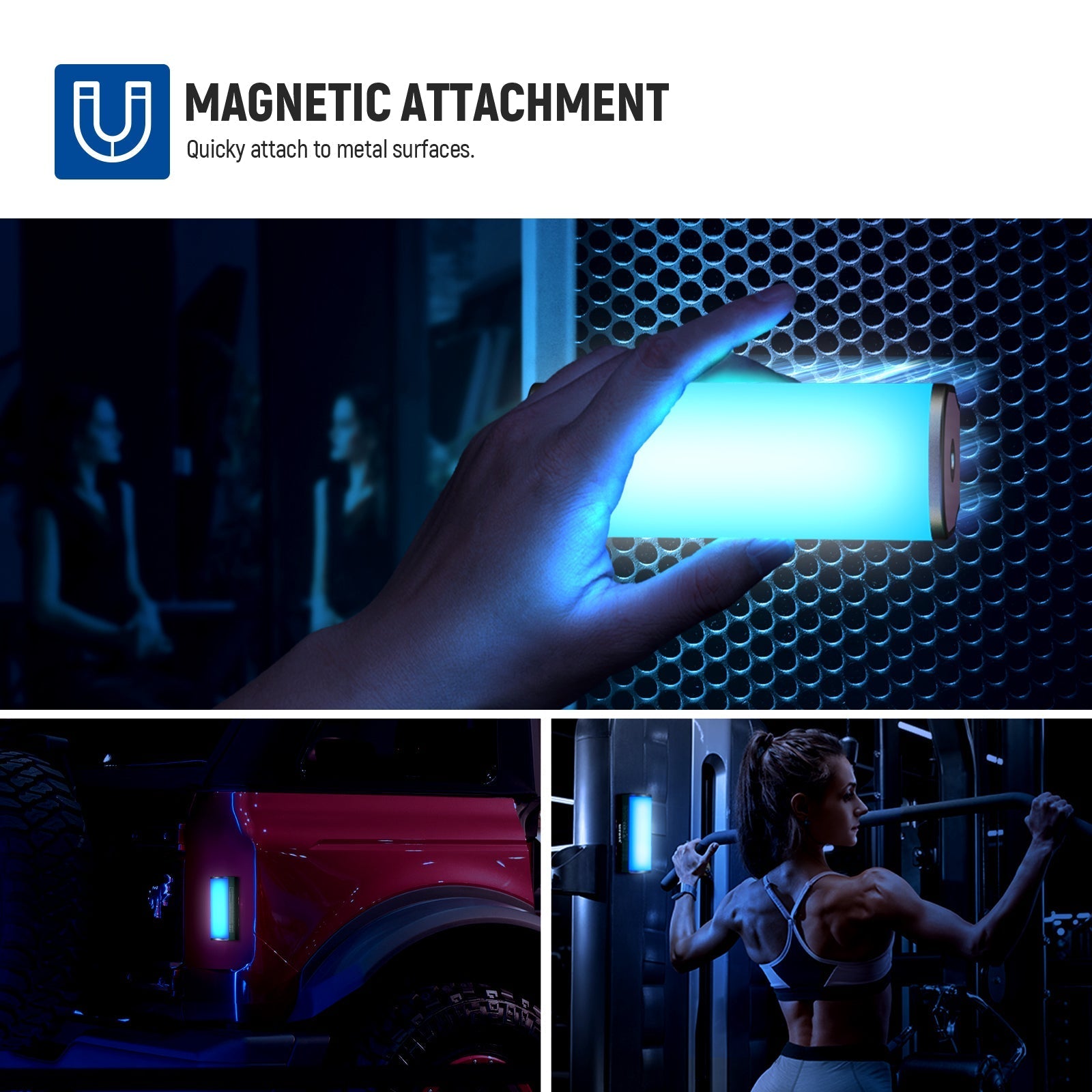 NEEWER TL98C Magnetic Handheld Light Wand with APP/DMX Control