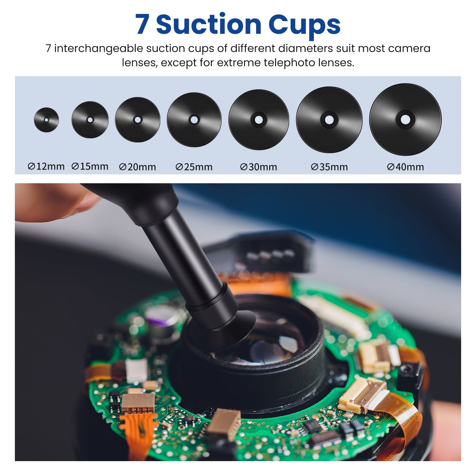 NEEWER 8-in-1 Lens Sucker Kit