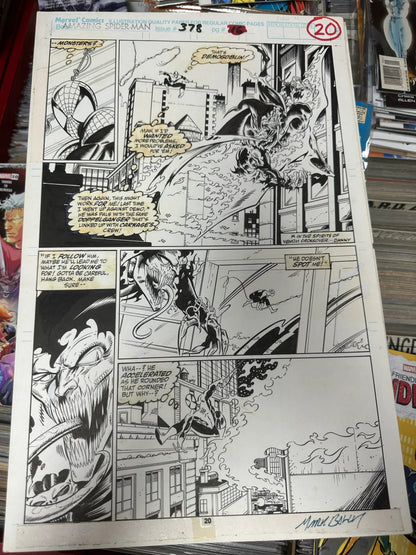 Amazing Spider-Man #378 Pg 16 Original Comic Art