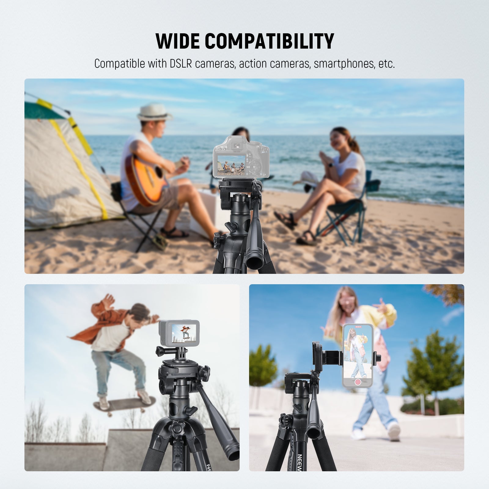 NEEWER BASICS TP05 74.4" Aluminum Alloy Tripod Monopod