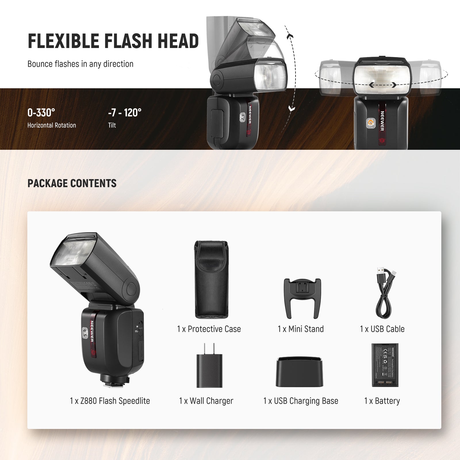 NEEWER Z880 2.4G TTL Camera Flash Speedlite