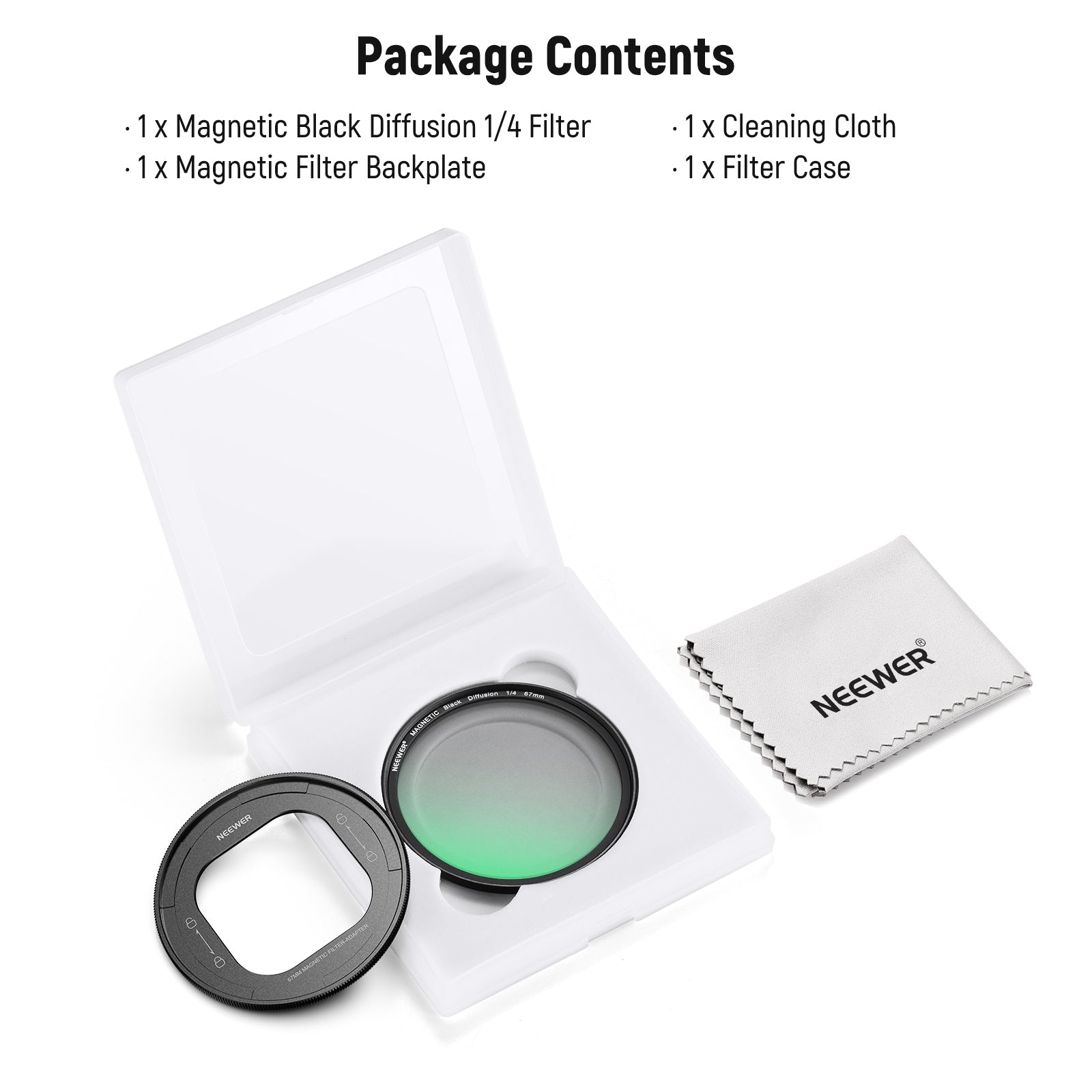 NEEWER 67mm Filter Set For iPhone 16 Pro/16 Pro Max Cage (PA073/PA074)