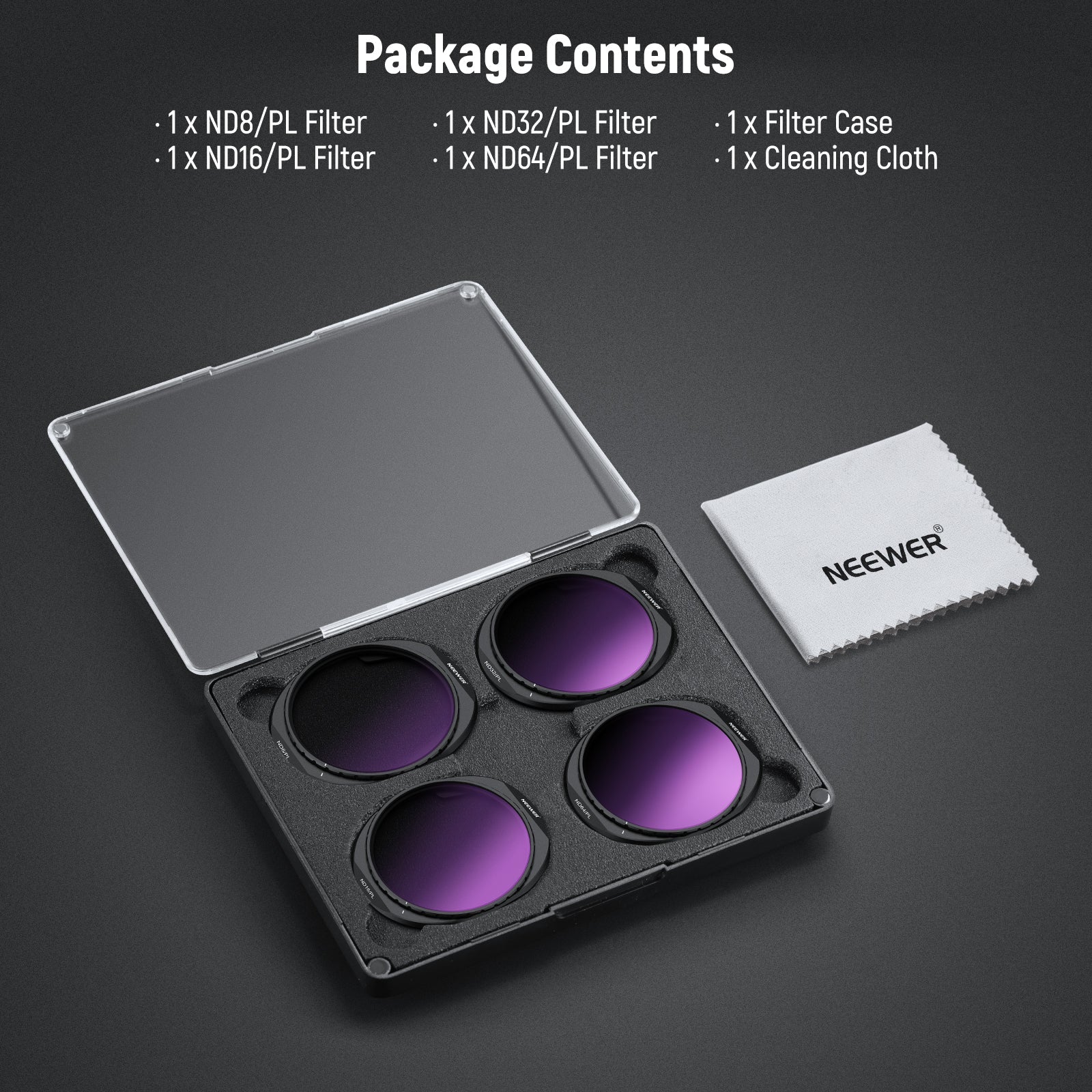 NEEWER CPL + ND Filter Set For DJI Mavic 4 Pro Drone