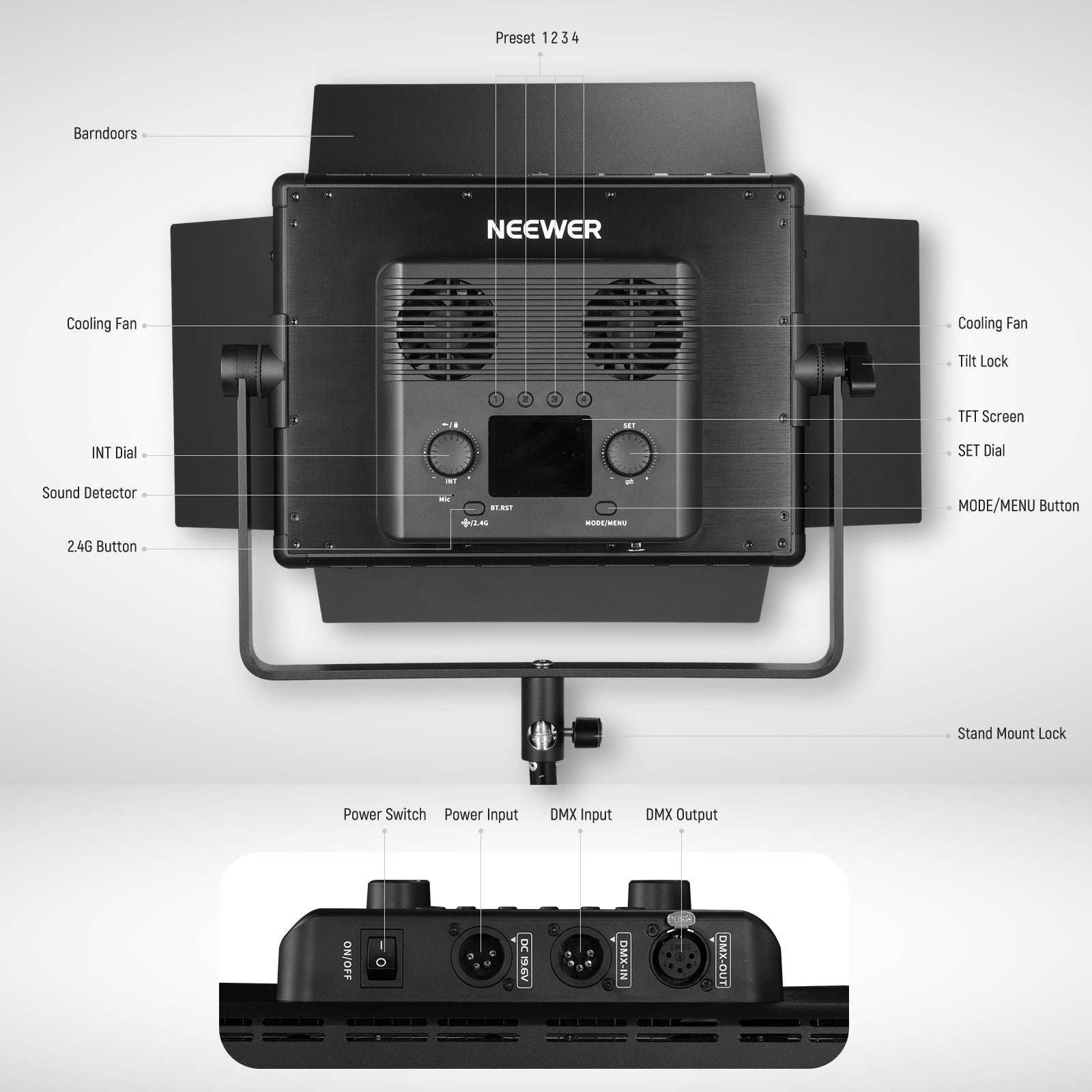 NEEWER PL60C RGB LED Video Light