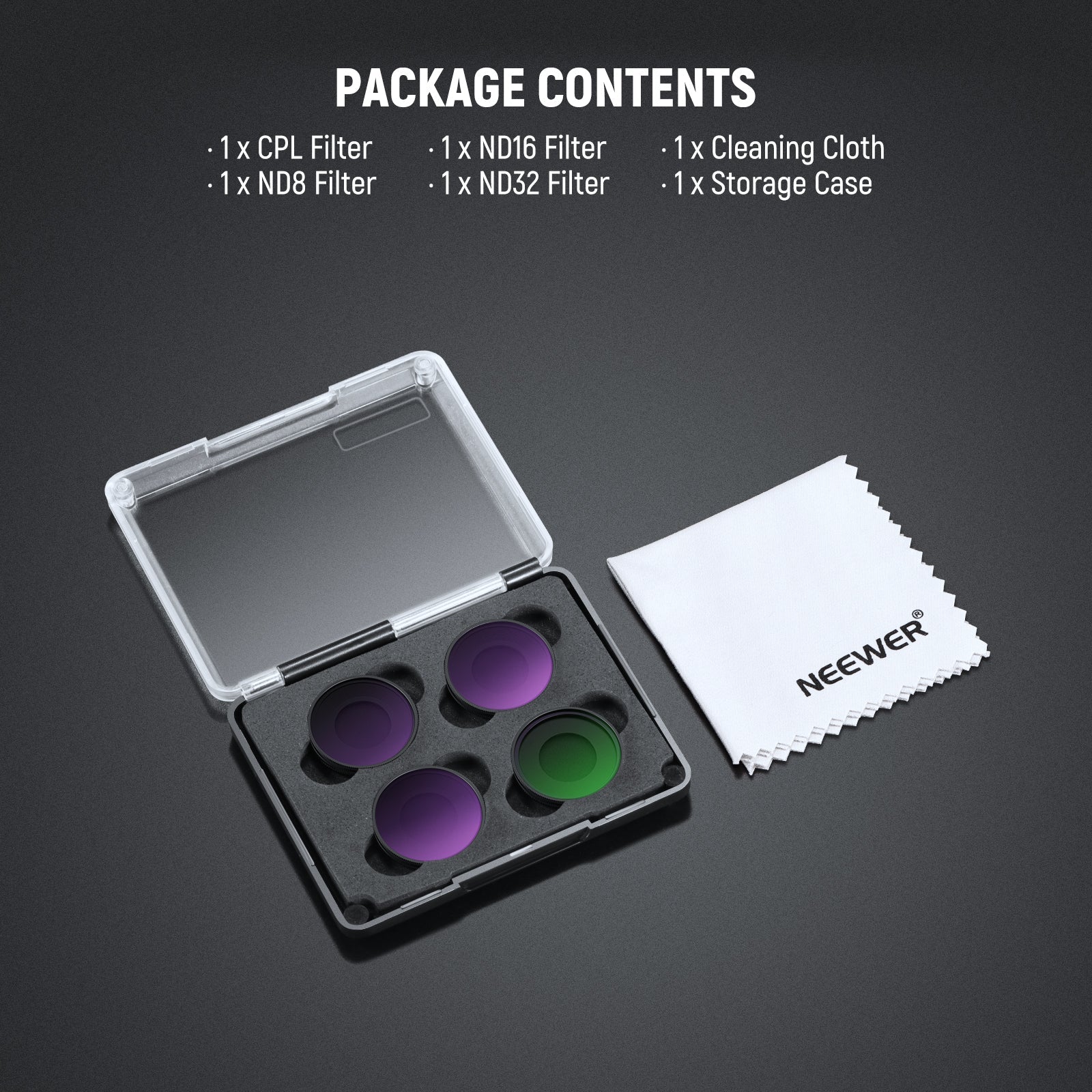 NEEWER Filter Set For Insta360 GO Ultra